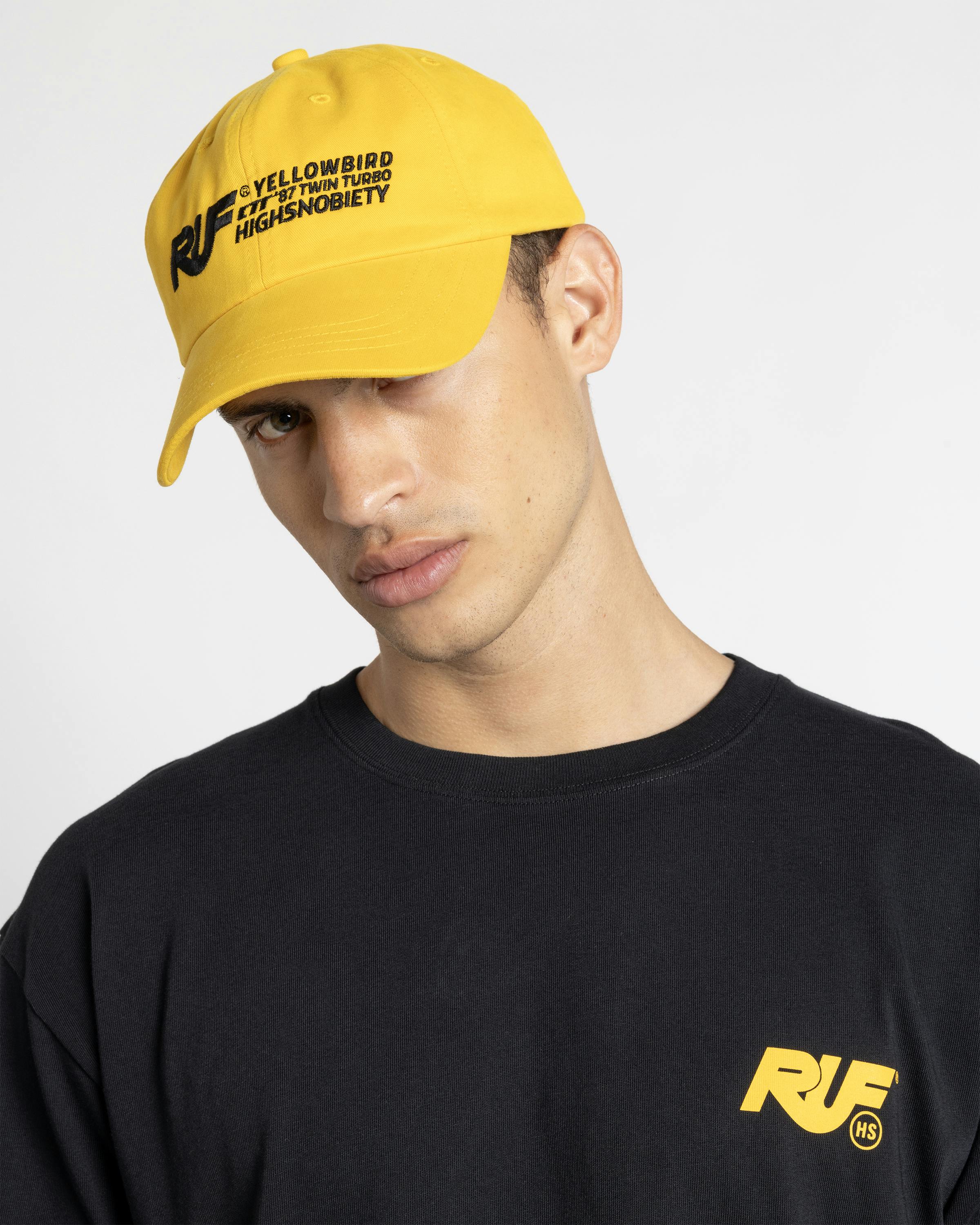 RUF x Highsnobiety – Twin Turbo Cap Yellow - Caps - Yellow - Image 2