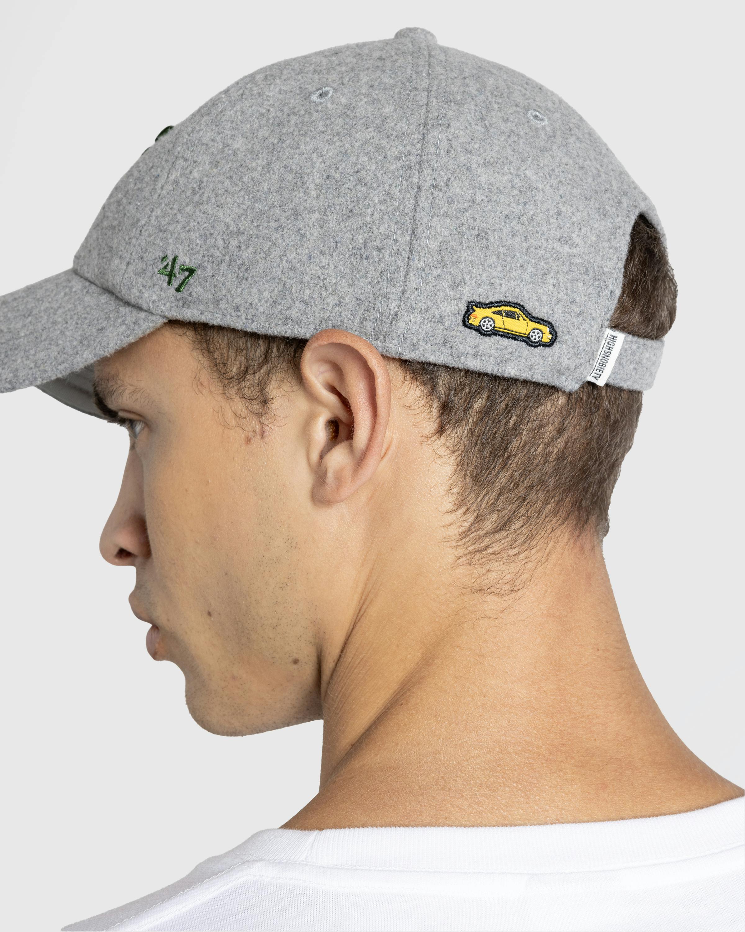 RUF x Highsnobiety – Wool Logo Cap Grey - Caps - Grey - Image 6