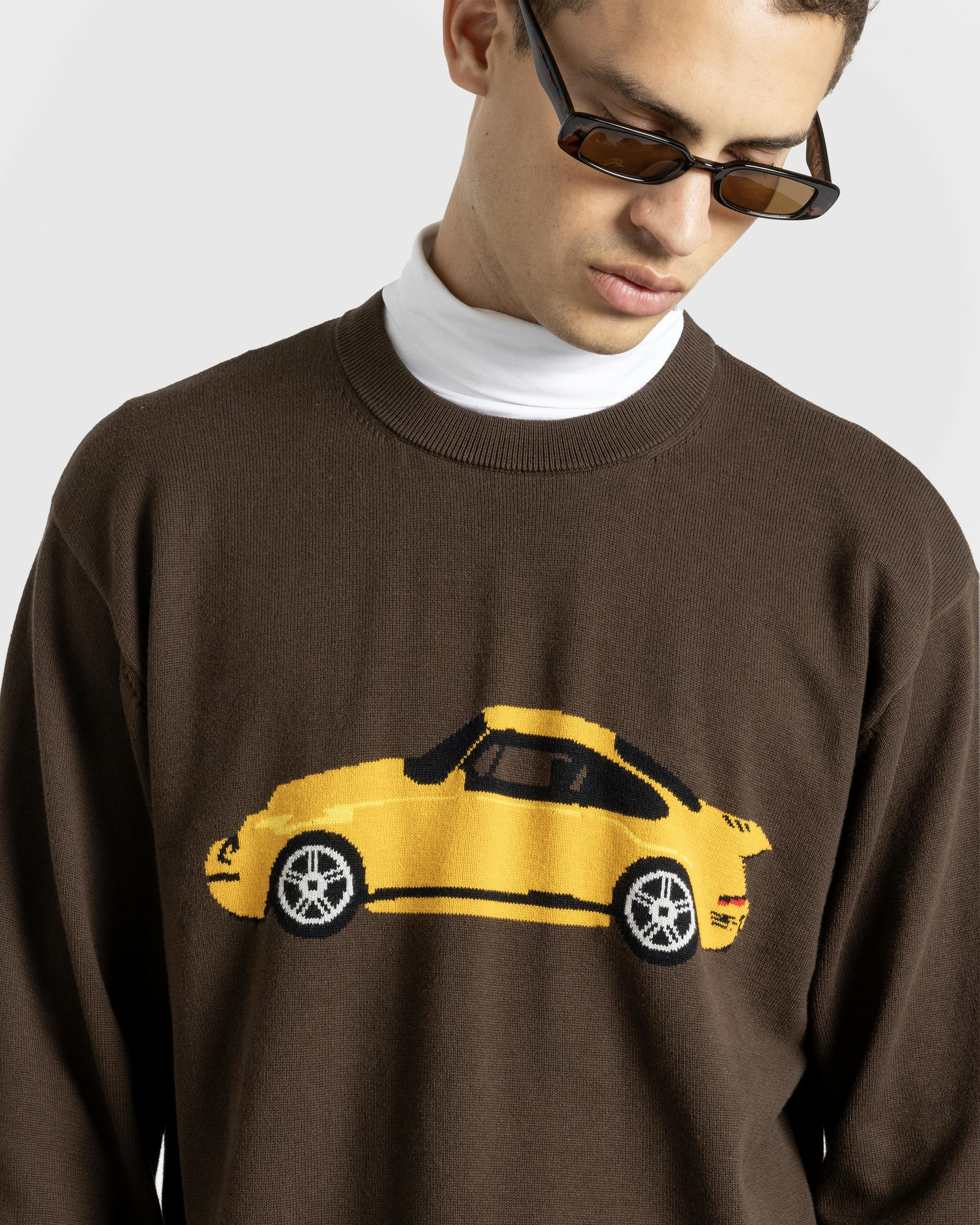 RUF x Highsnobiety – Yellowbird Knit Crewneck Brown - Crewnecks - Brown - Image 8