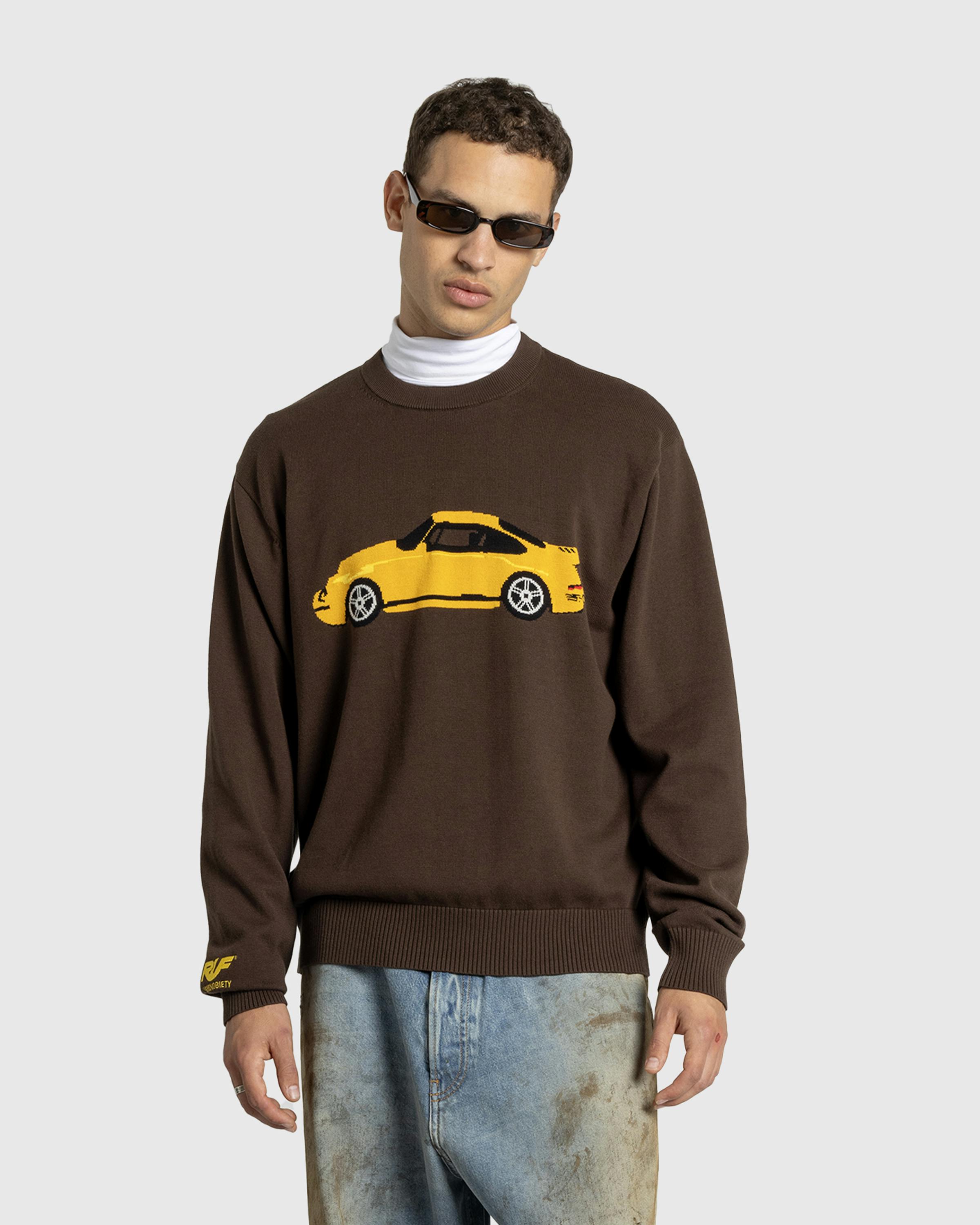 RUF x Highsnobiety – Yellowbird Knit Crewneck Brown - Crewnecks - Brown - Image 2