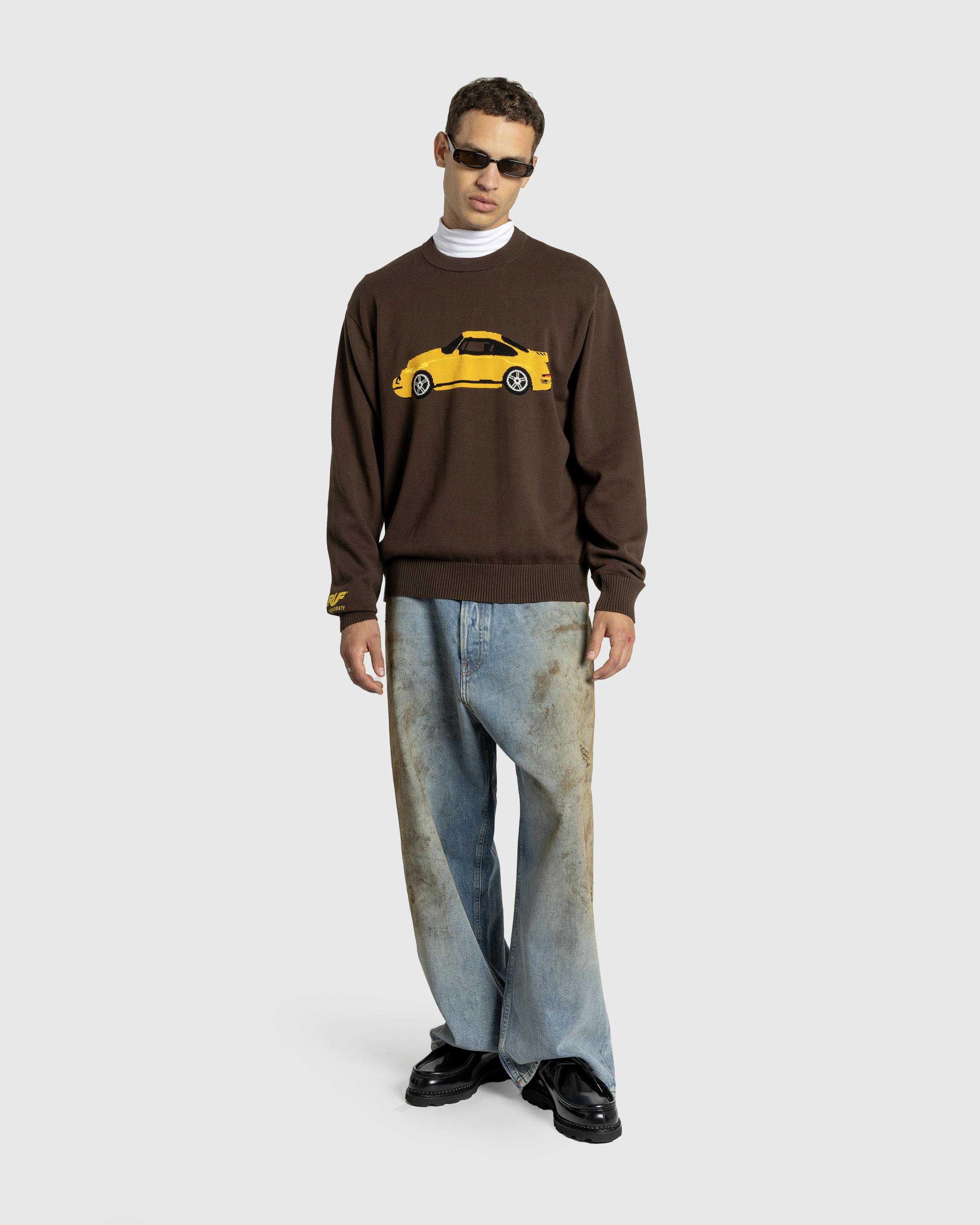 RUF x Highsnobiety – Yellowbird Knit Crewneck Brown - Crewnecks - Brown - Image 5