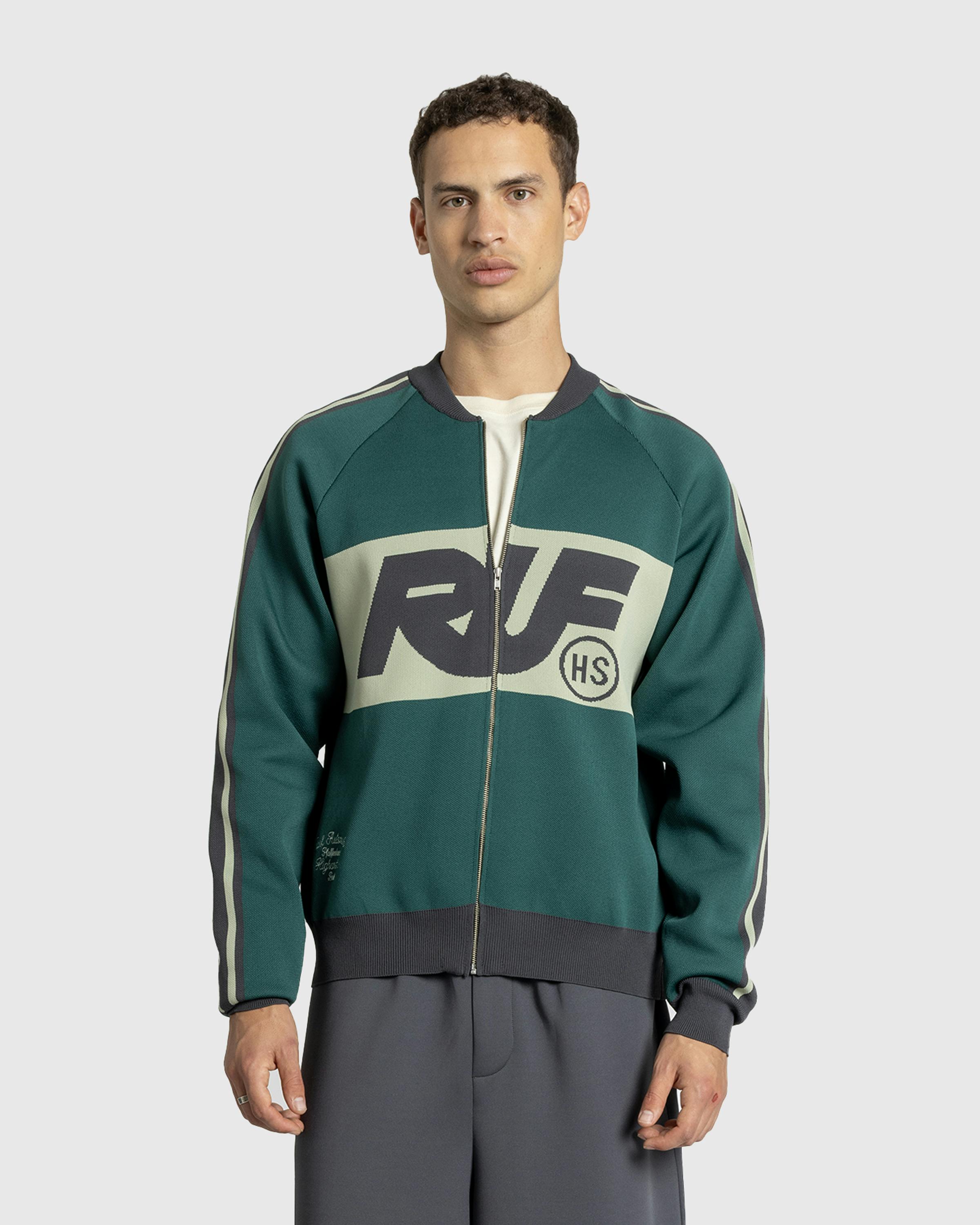 RUF x Highsnobiety – Knit Blouson Green - Bomber Jackets - Green - Image 2