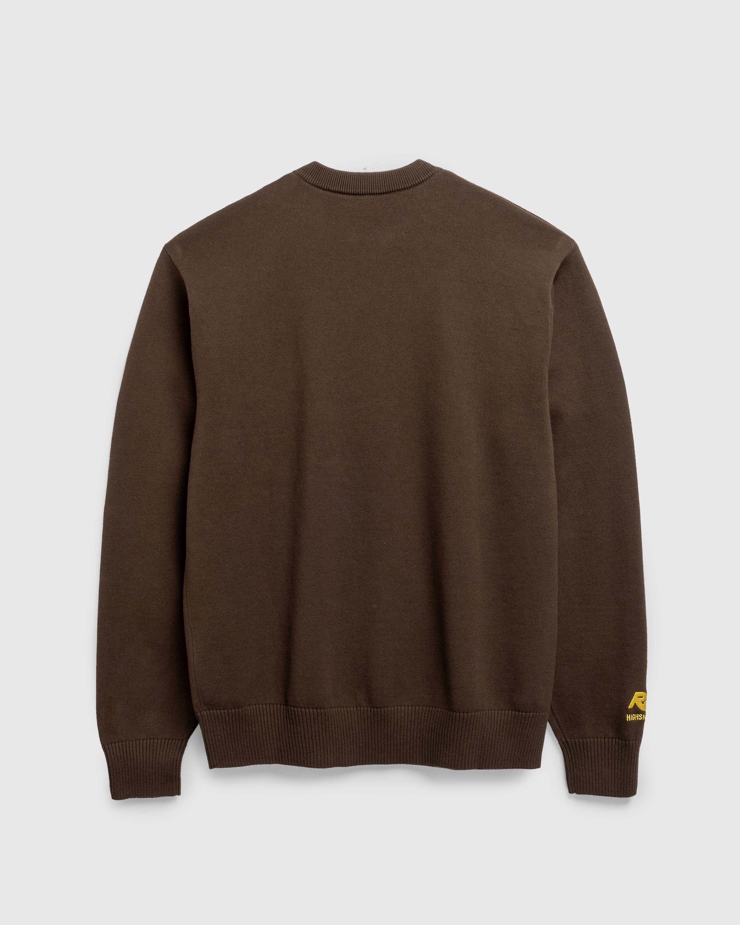 RUF x Highsnobiety – Yellowbird Knit Crewneck Brown - Crewnecks - Brown - Image 4