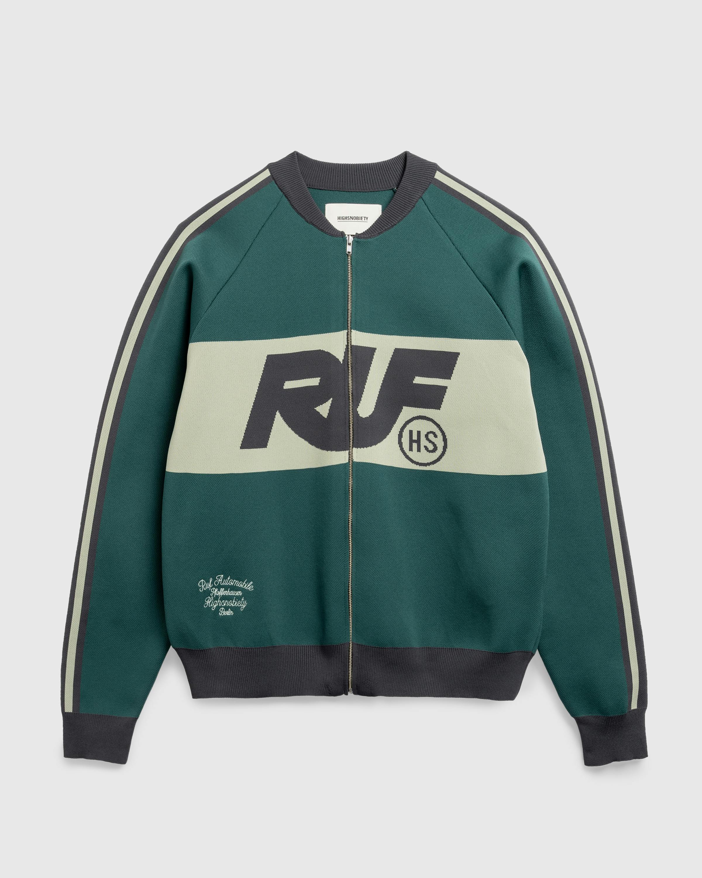 RUF x Highsnobiety – Knit Blouson Green - Bomber Jackets - Green - Image 1