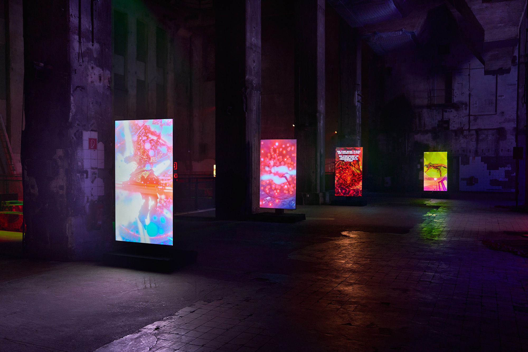 Danielle Brathwaite-Shirley, THE SOUL STATION, 2024. Installation view of the hall at Berghain, Berlin.