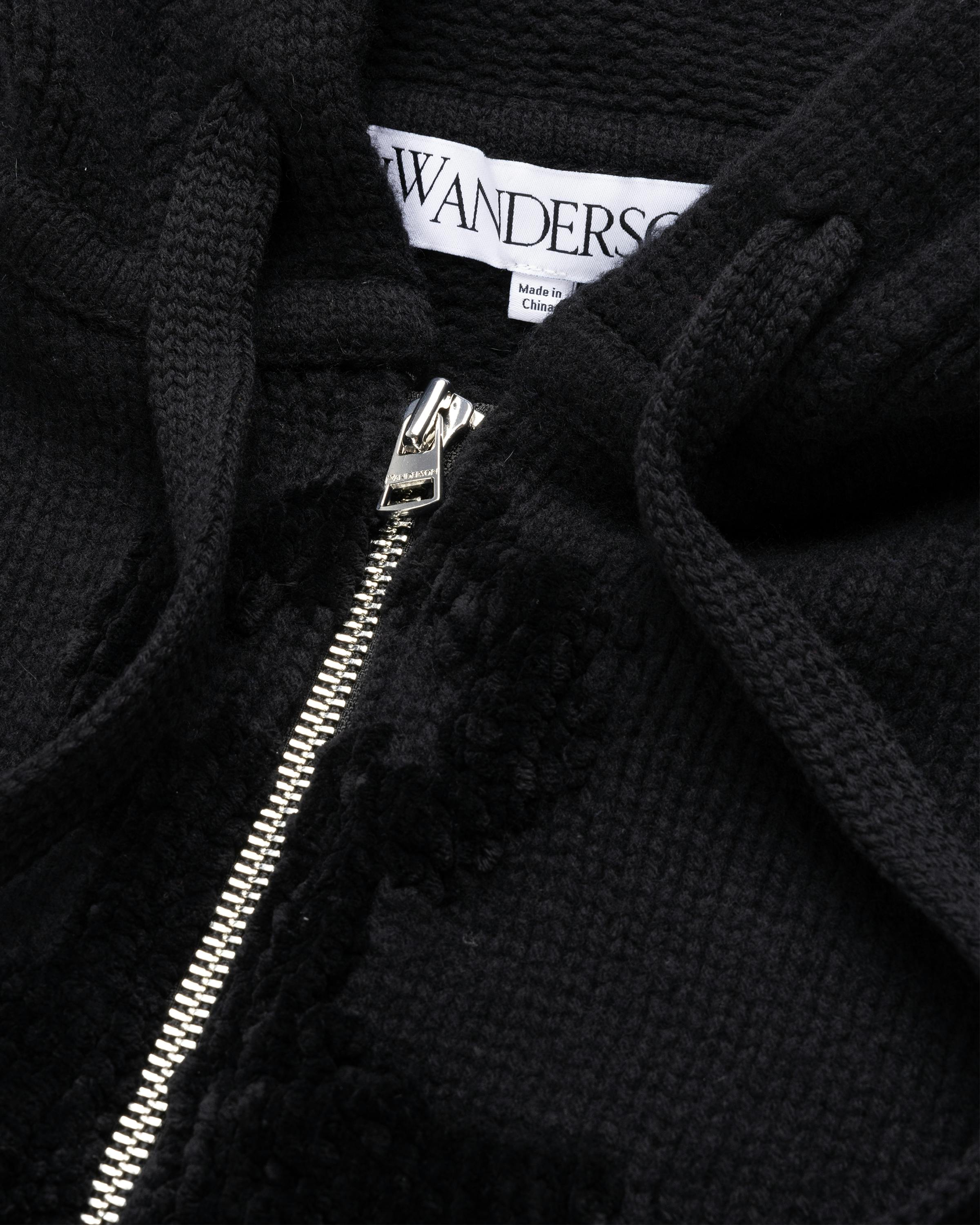 J.W. Anderson – Zip Anchor Logo Hoodie Black - Hoodies - Black - Image 6