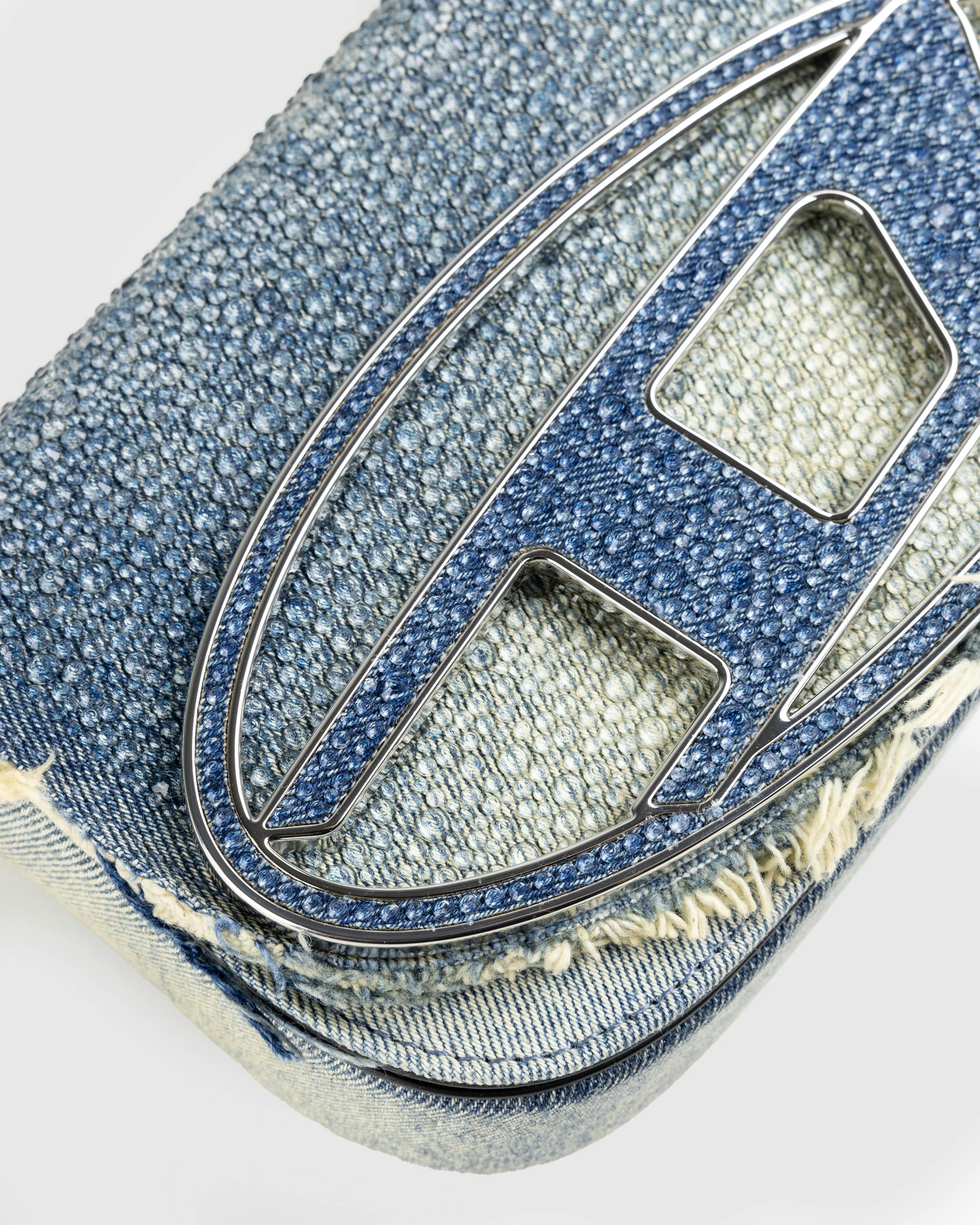 Diesel – 1DR Shoulder Bag Medium Blue Denim - Shoulder Bags - Blue - Image 5