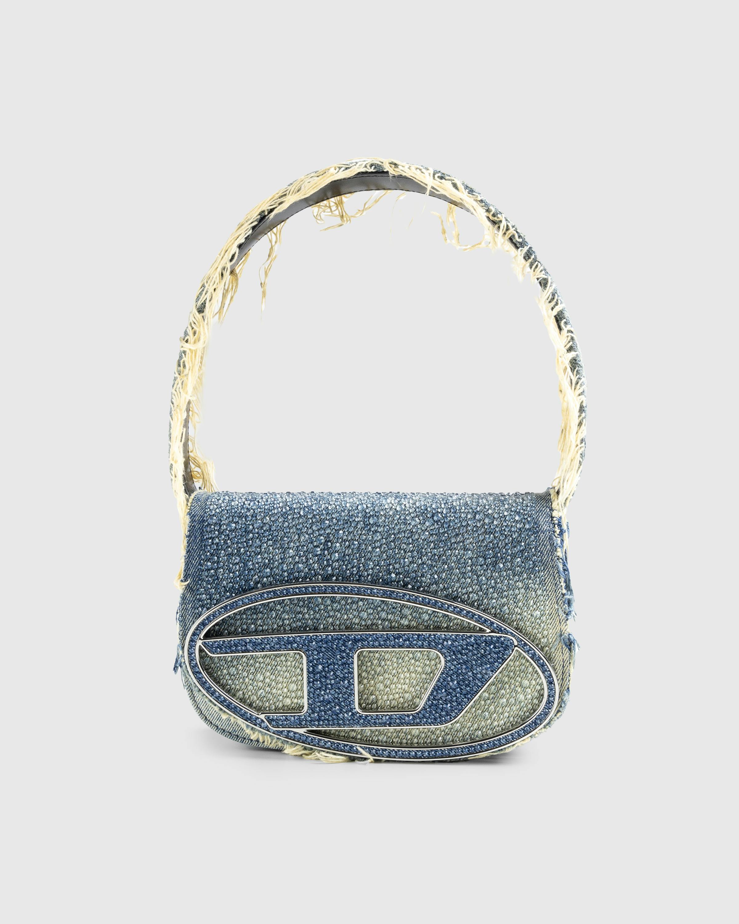 Diesel – 1DR Shoulder Bag Medium Blue Denim - Shoulder Bags - Blue - Image 1