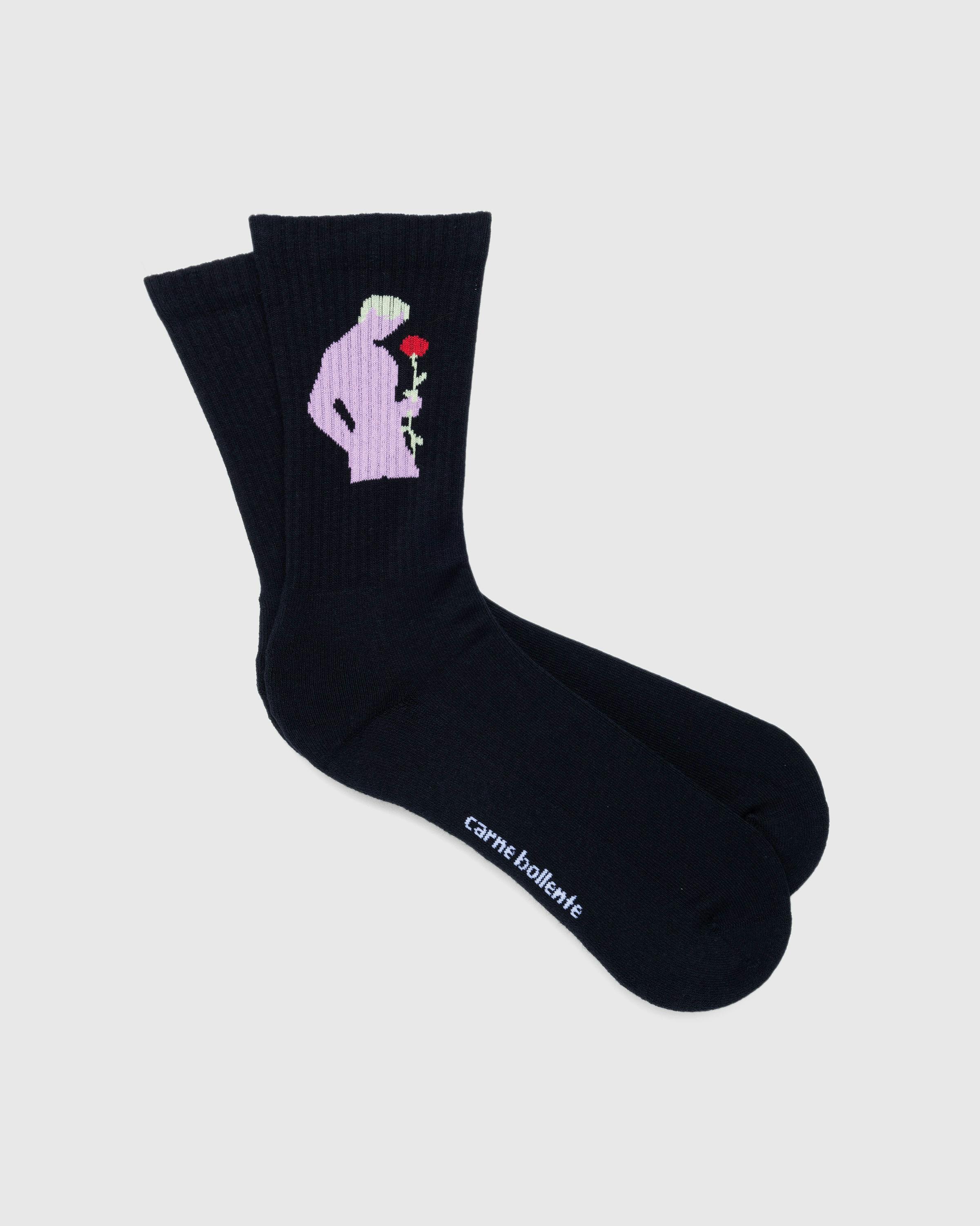 Carne Bollente – Romeo Is Back Socks Black  - Crew - Black - Image 1