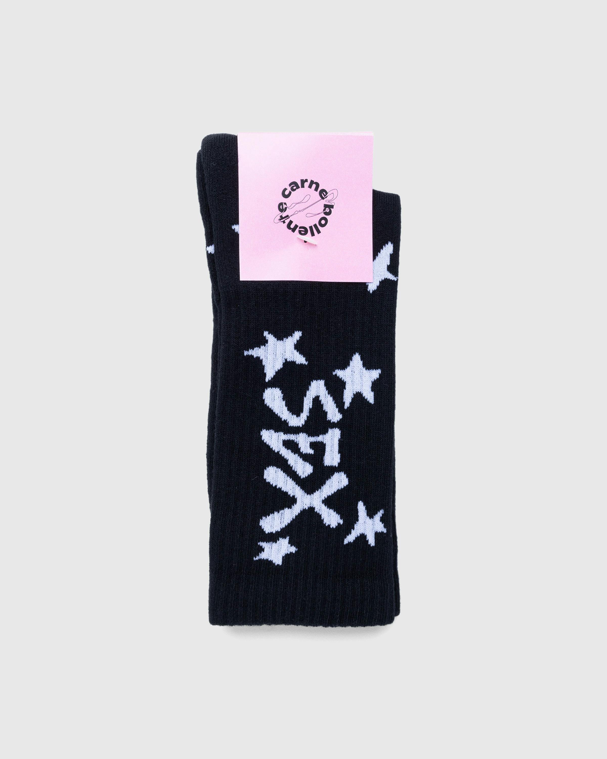 Carne Bollente – Sex Star Socks Black - Crew - Black - Image 1