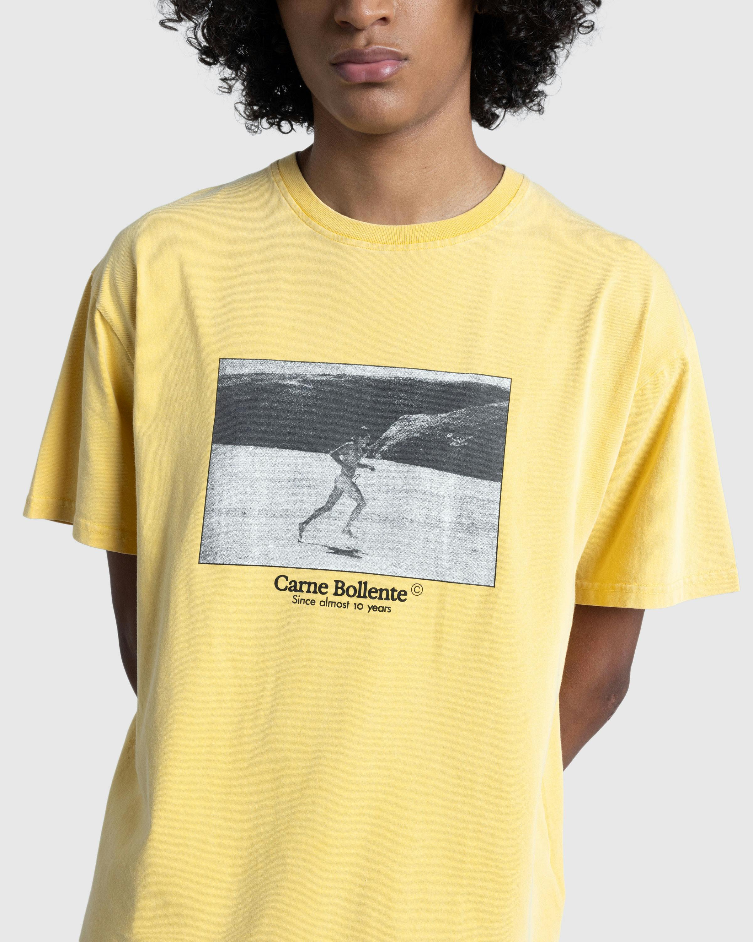 Carne Bollente – Since Almost 10 Years T-Shirt Yellow - T-Shirts - Yellow - Image 5