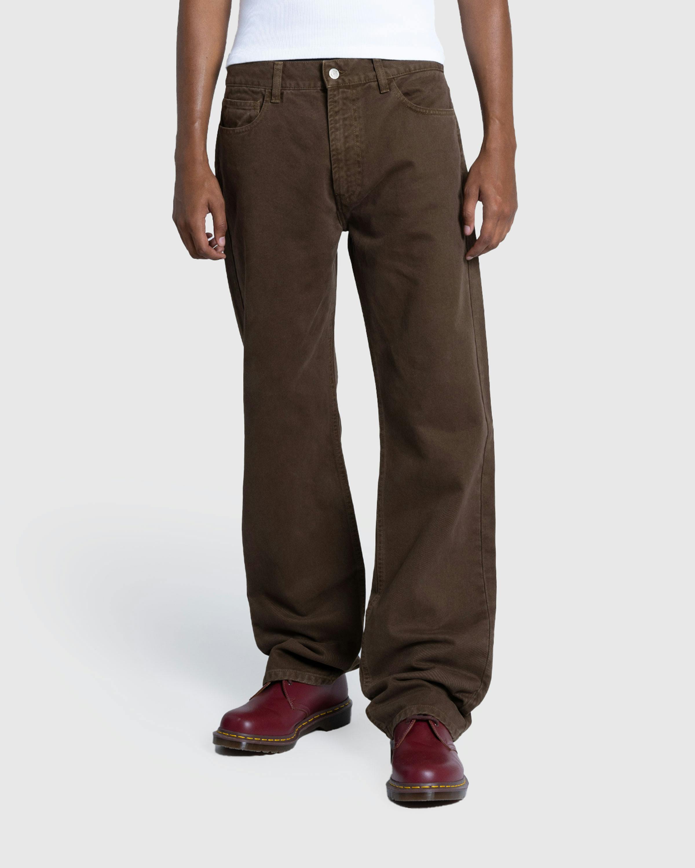 Carne Bollente – Under The Moon Denim Brown - Work Pants - Brown - Image 2