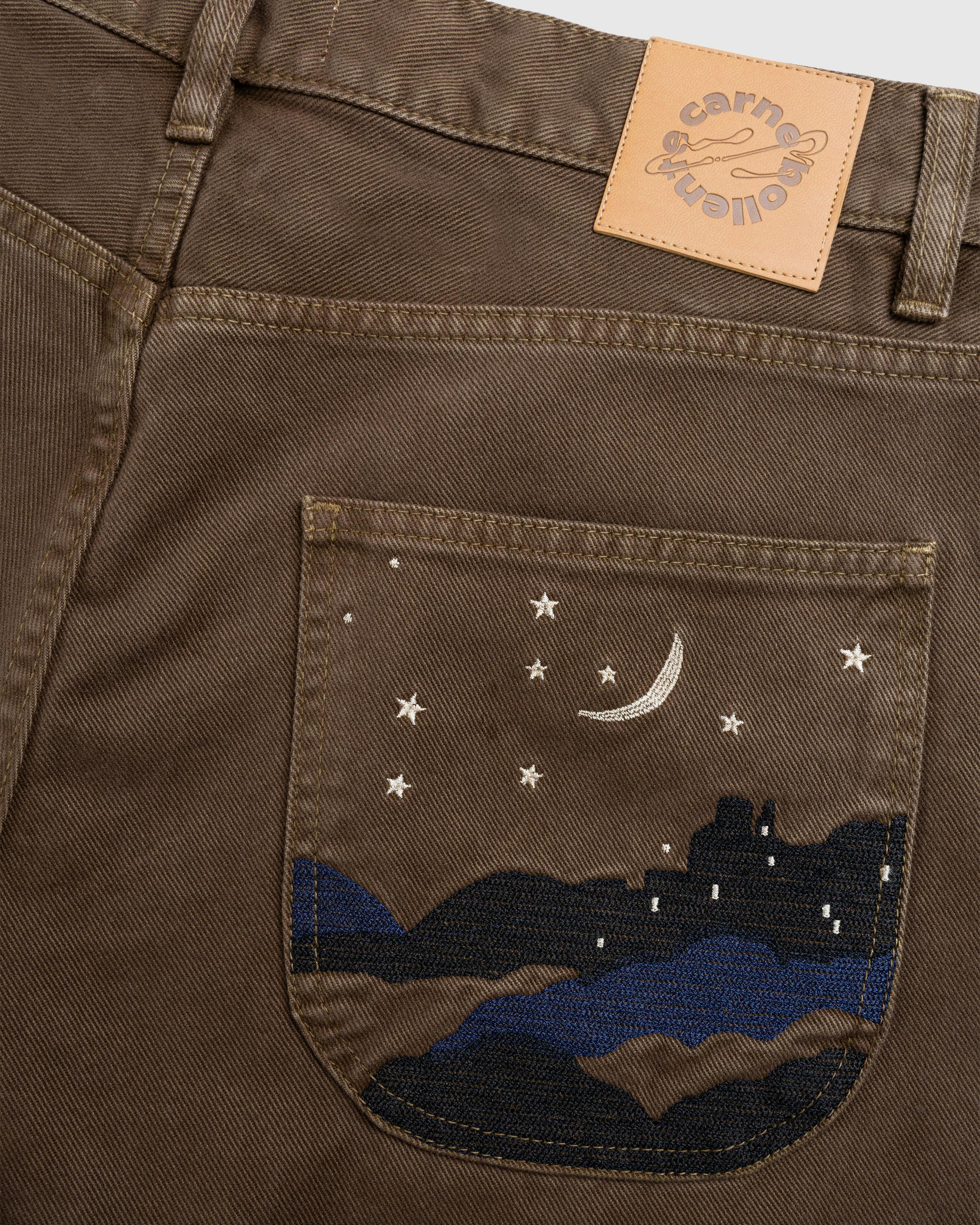 Carne Bollente – Under The Moon Denim Brown - Work Pants - Brown - Image 7