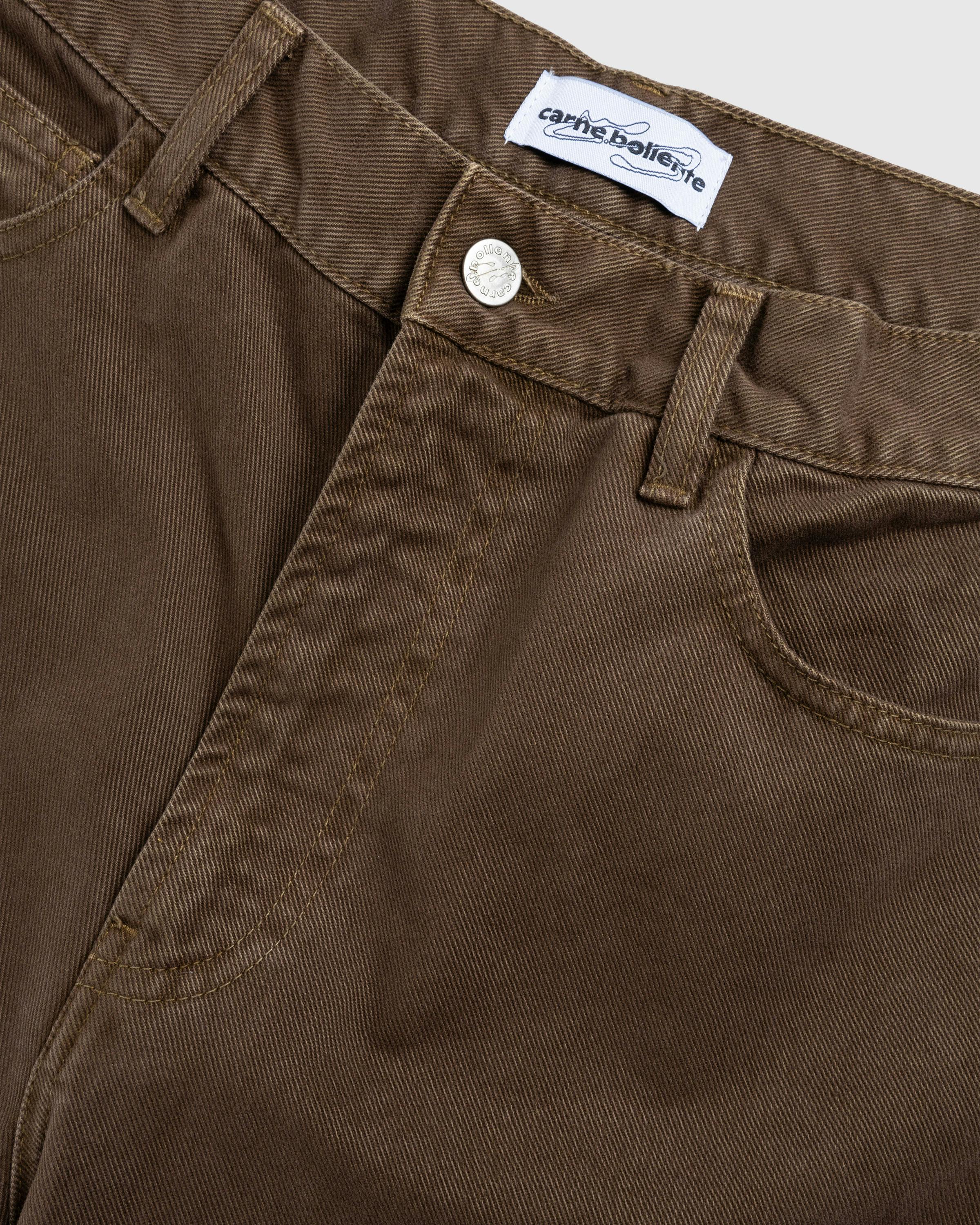 Carne Bollente – Under The Moon Denim Brown - Work Pants - Brown - Image 8