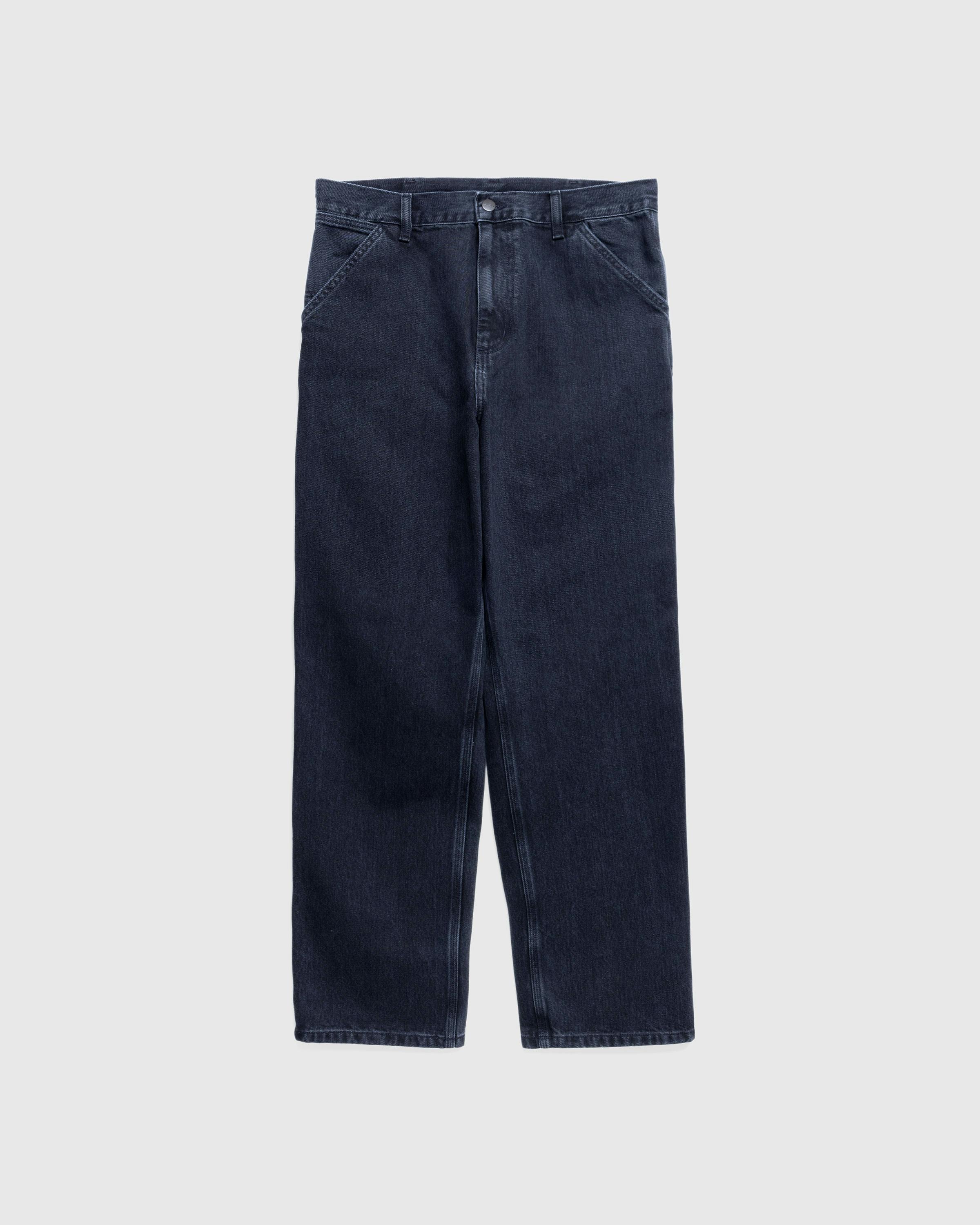 Carhartt WIP – Single Knee Pant Black/Stone Washed - Denim - Black - Image 1