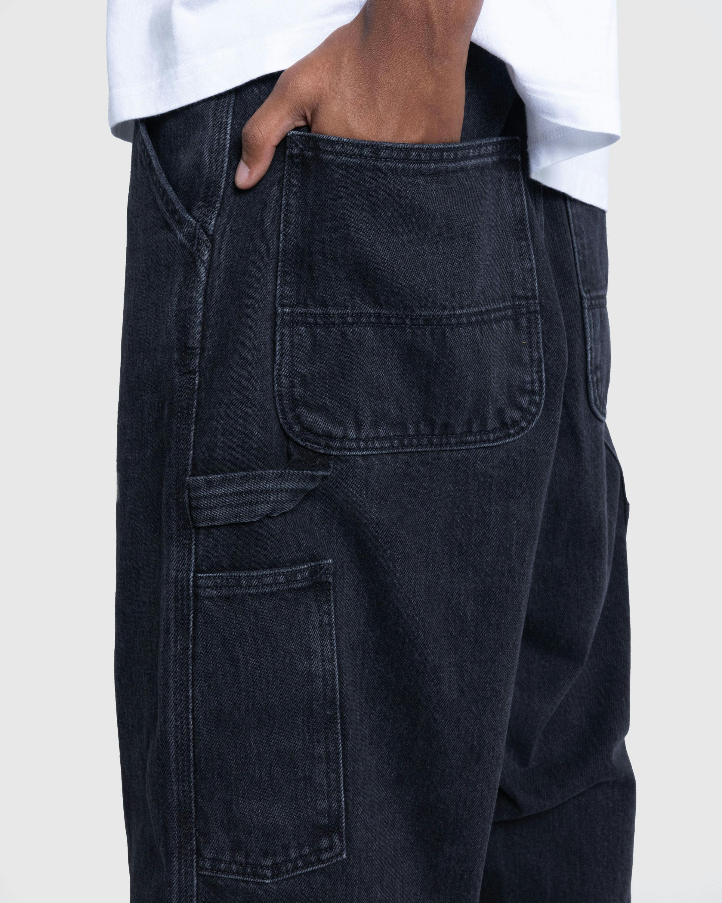 Carhartt WIP – Single Knee Pant Black/Stone Washed - Denim - Black - Image 5