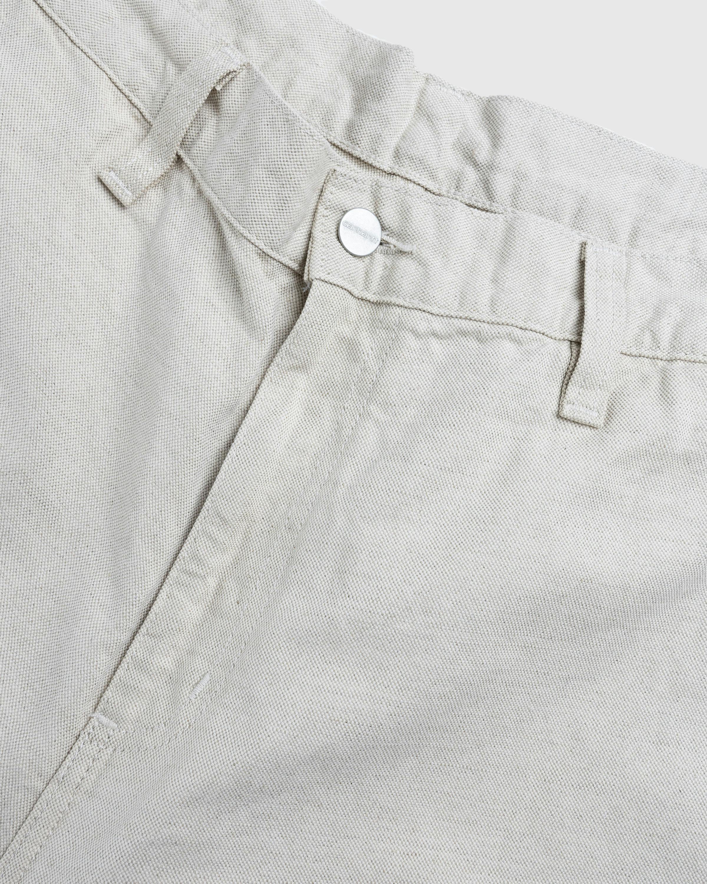 Carhartt WIP – Walter Double Knee Pant Natural/Rinsed - Work Pants - Beige - Image 7