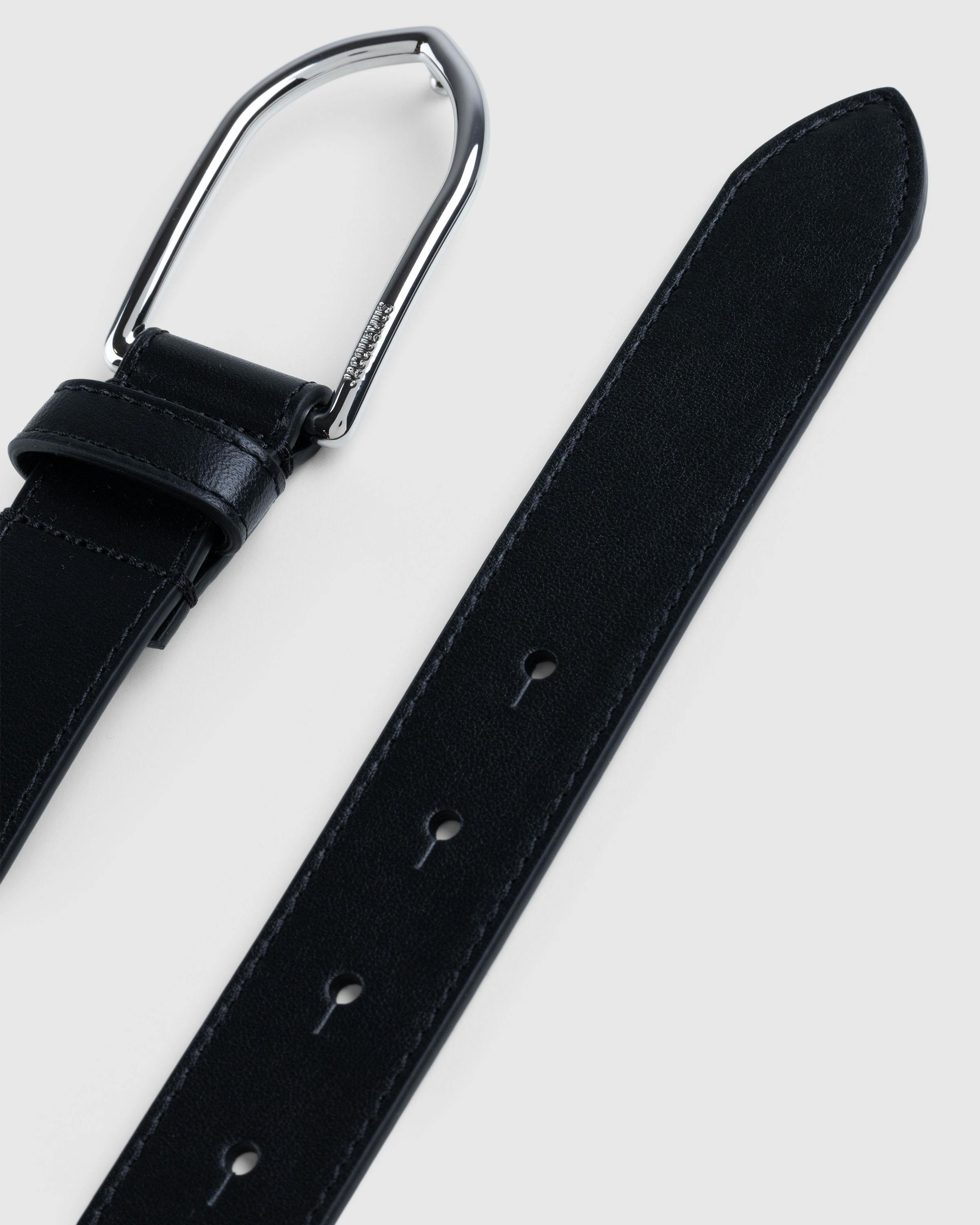 JACQUEMUS – La Ceinture Bambino Black/Silver - Belts - Black - Image 2