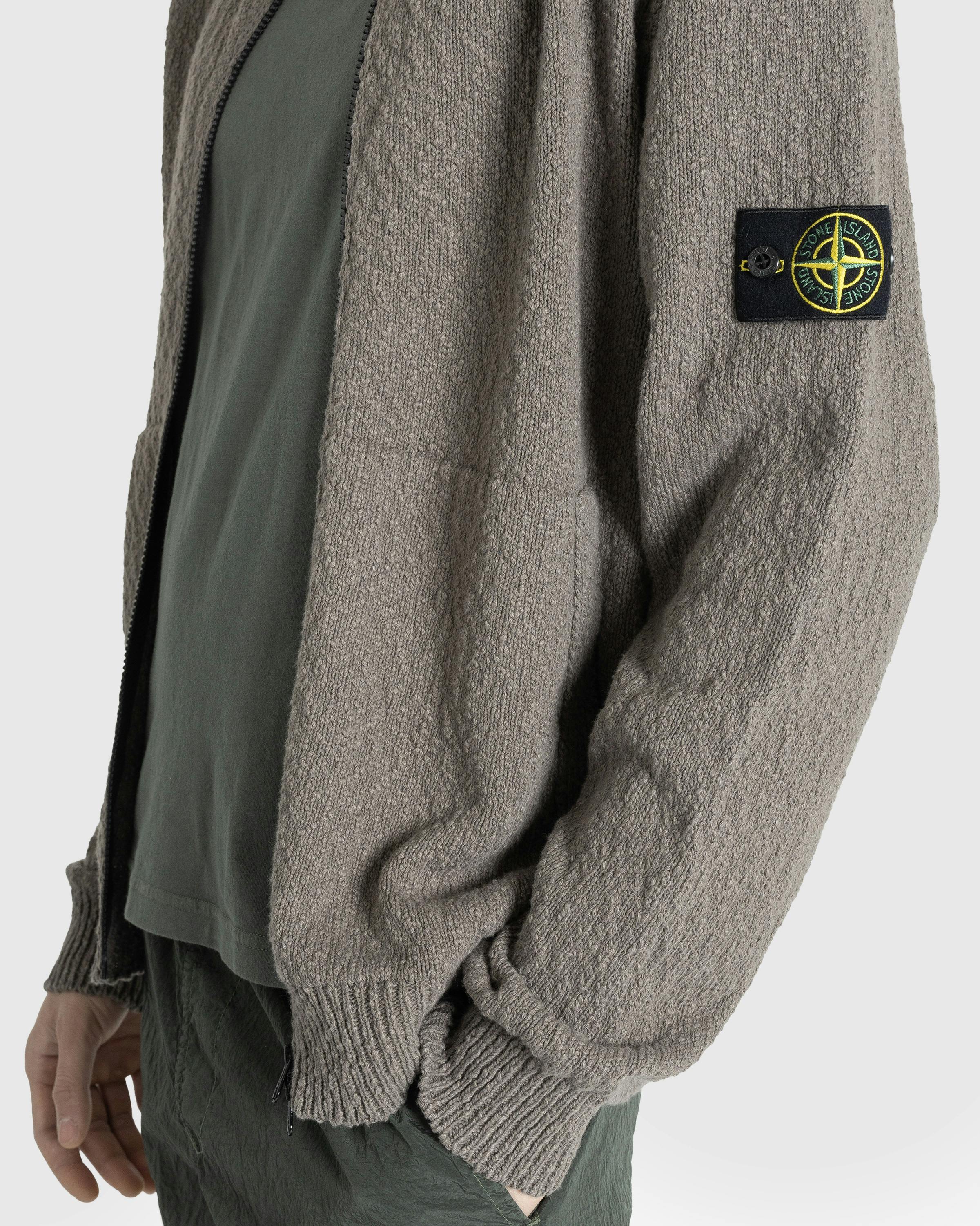 Stone Island – Zip Cardigan Dove Grey - Zip-Ups - Grey - Image 5