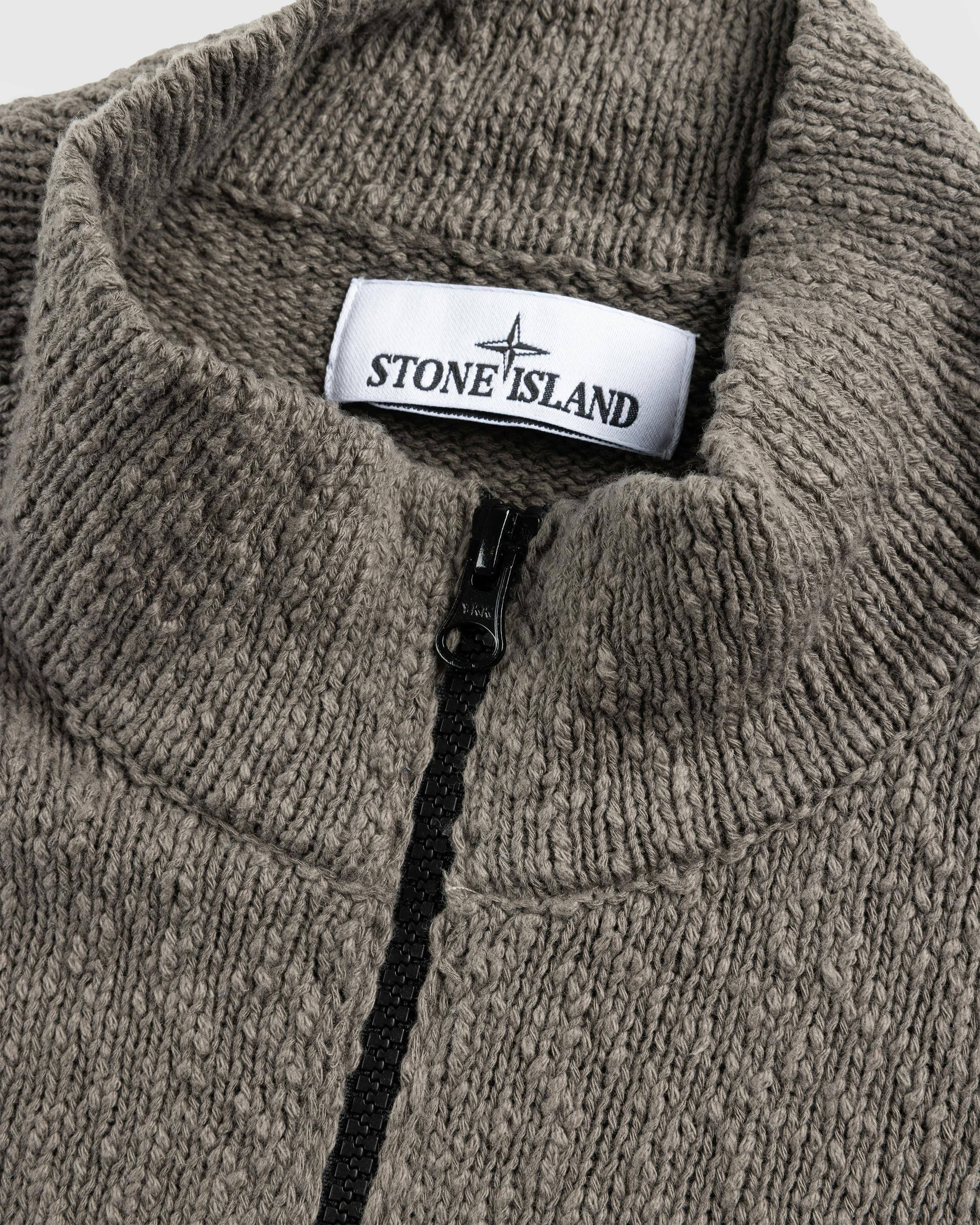 Stone Island – Zip Cardigan Dove Grey - Zip-Ups - Grey - Image 6