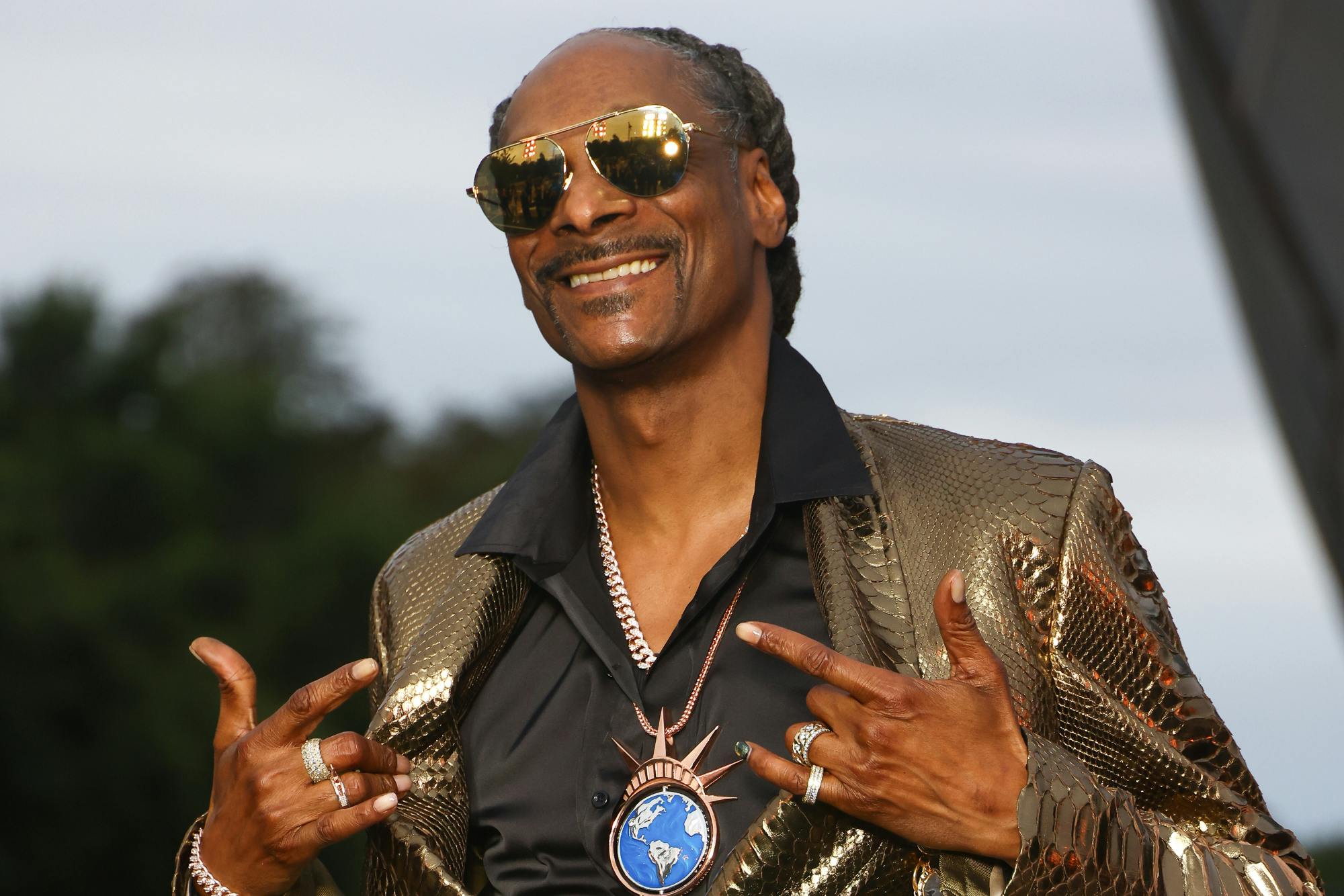 Snoop Dogg at the Prelude to the 2024 Olympics in Paris