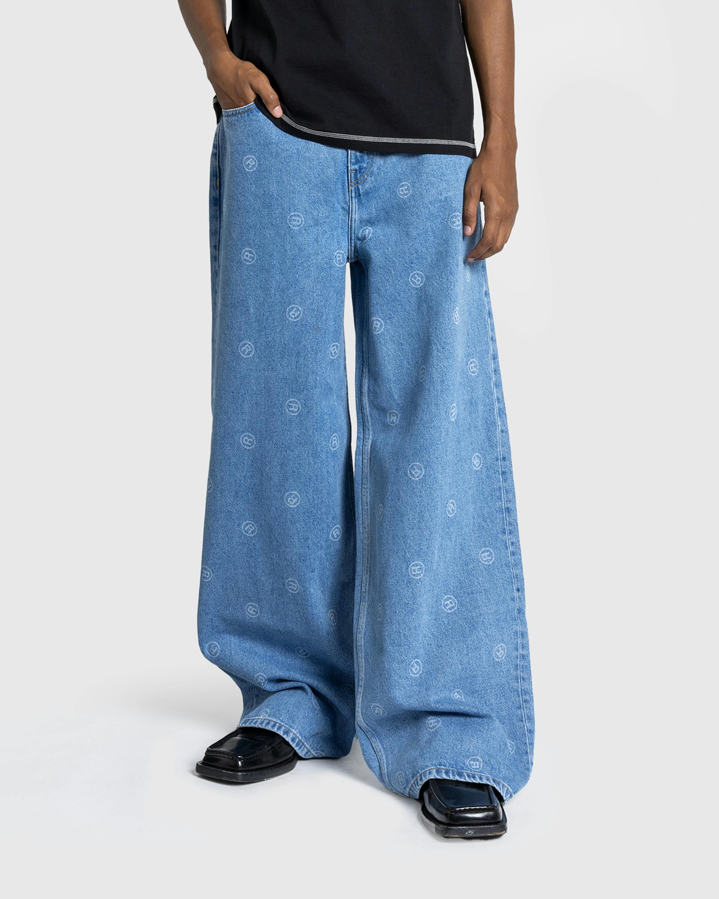 Martine Rose – Extended Wide Leg Jean Blue - Denim - Blue - Image 2