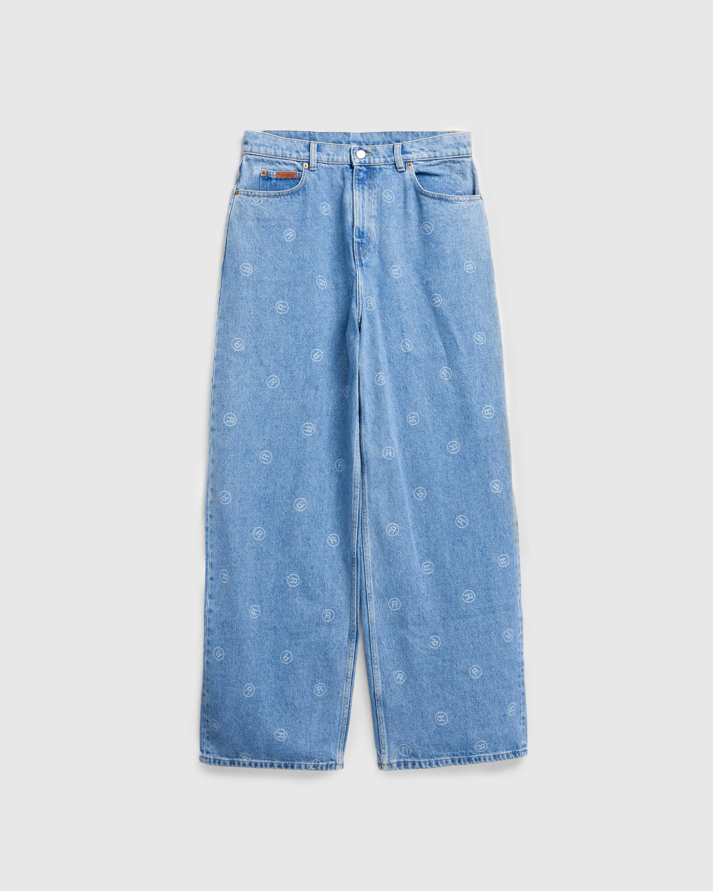 Martine Rose – Extended Wide Leg Jean Blue - Denim - Blue - Image 1