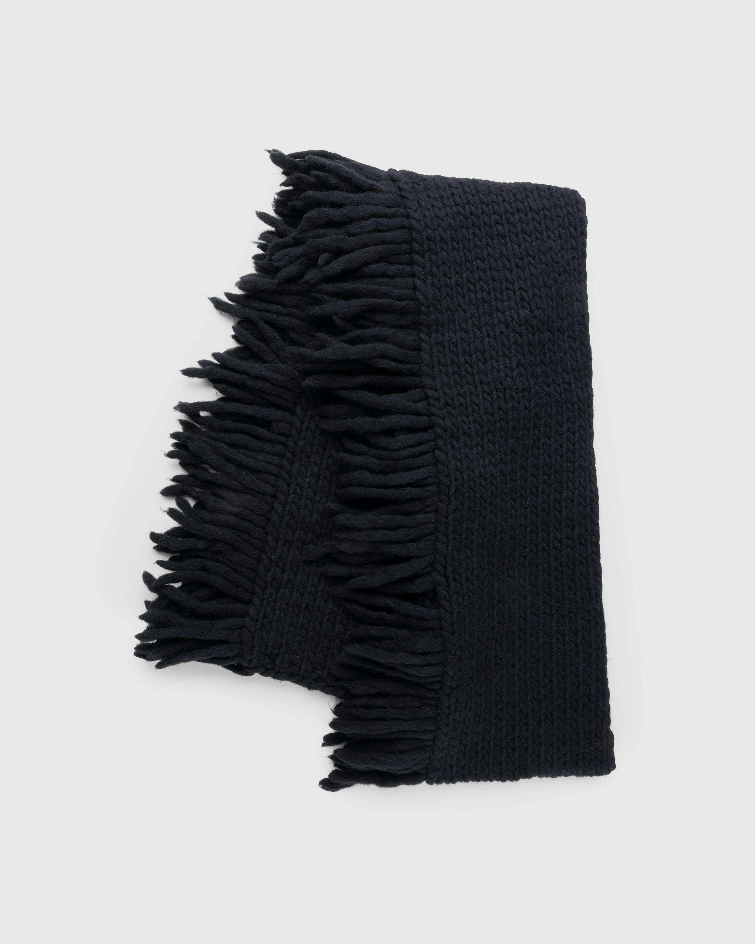 Dries van Noten – Mojag Scarf Black - Knits - Black - Image 3