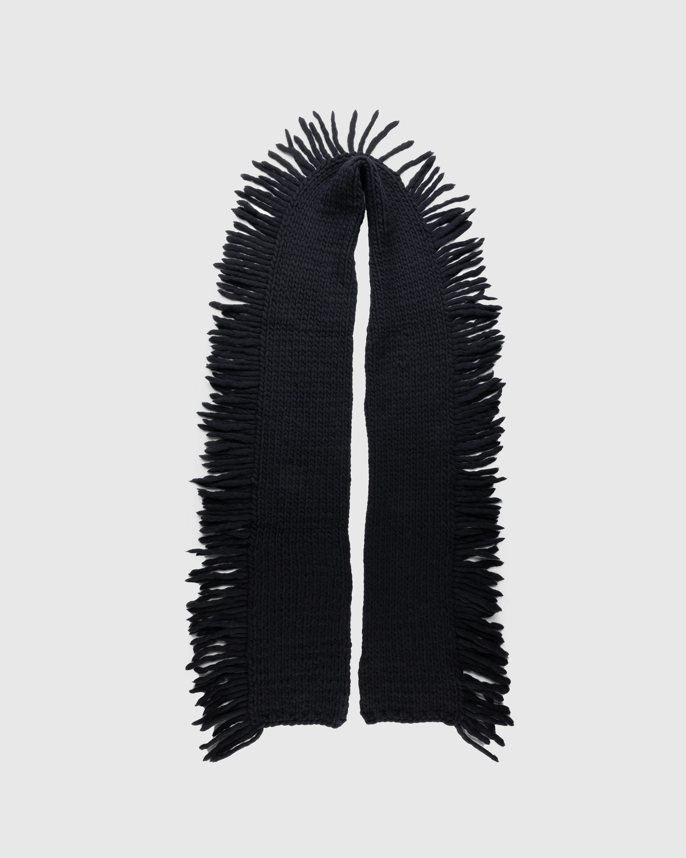 Dries van Noten – Mojag Scarf Black - Knits - Black - Image 4