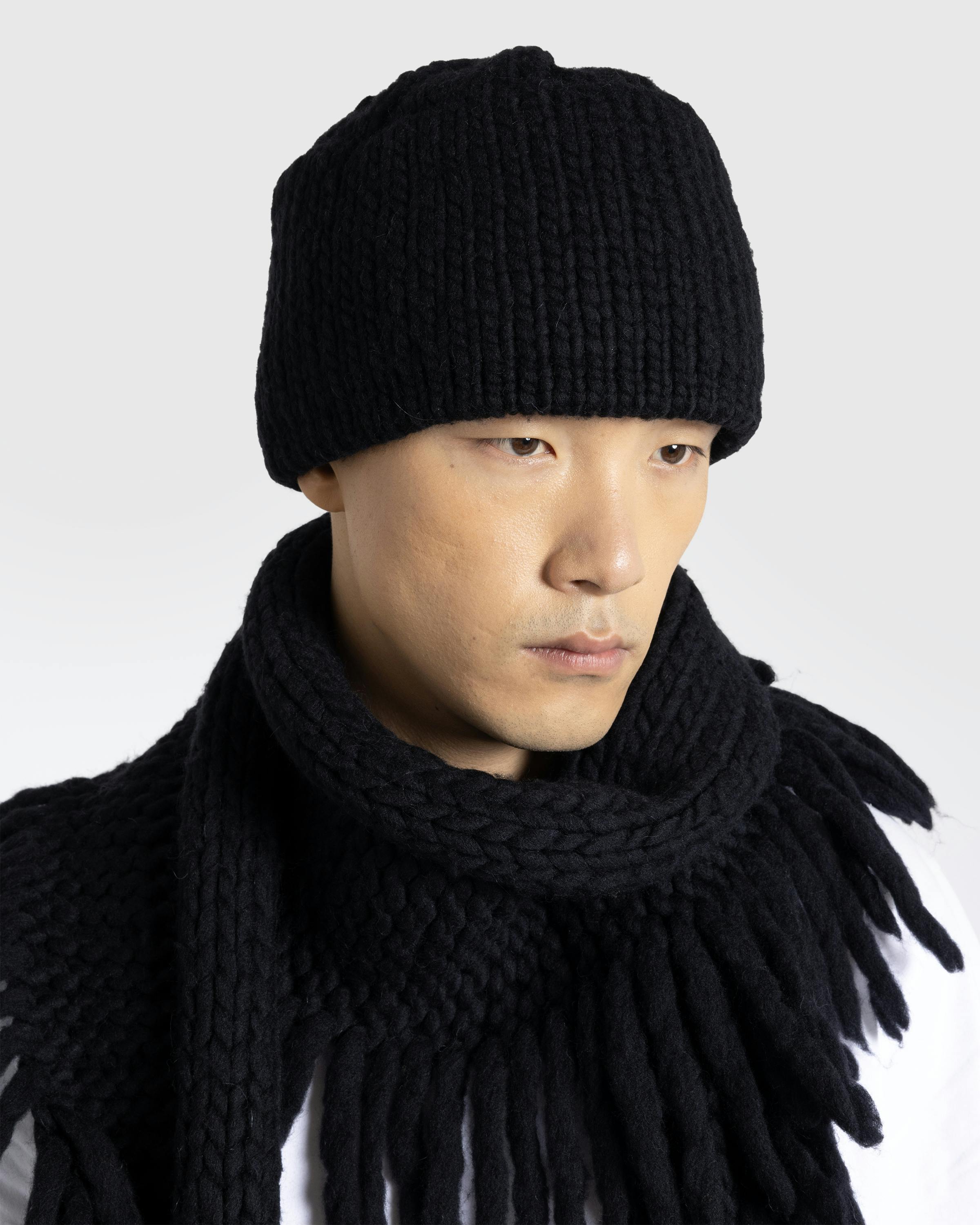 Dries van Noten – Muki Wool Hat Black - Caps - Black - Image 2