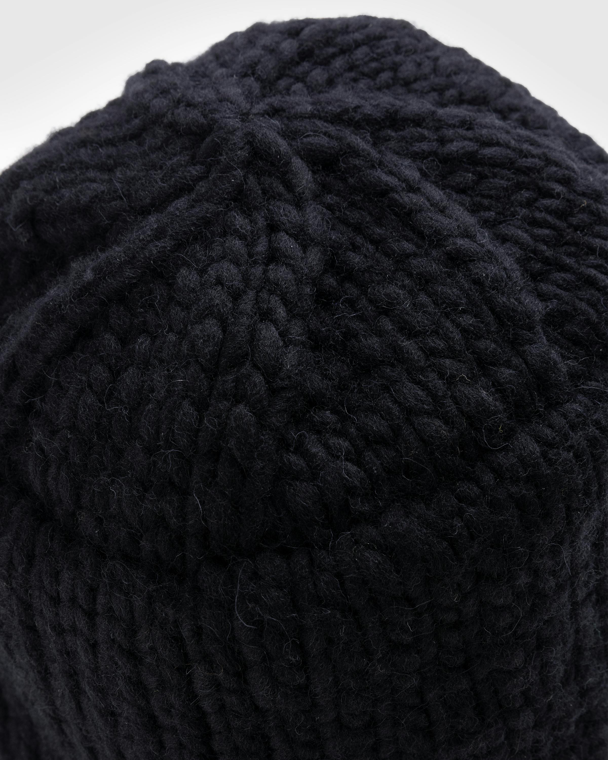 Dries van Noten – Muki Wool Hat Black - Caps - Black - Image 3