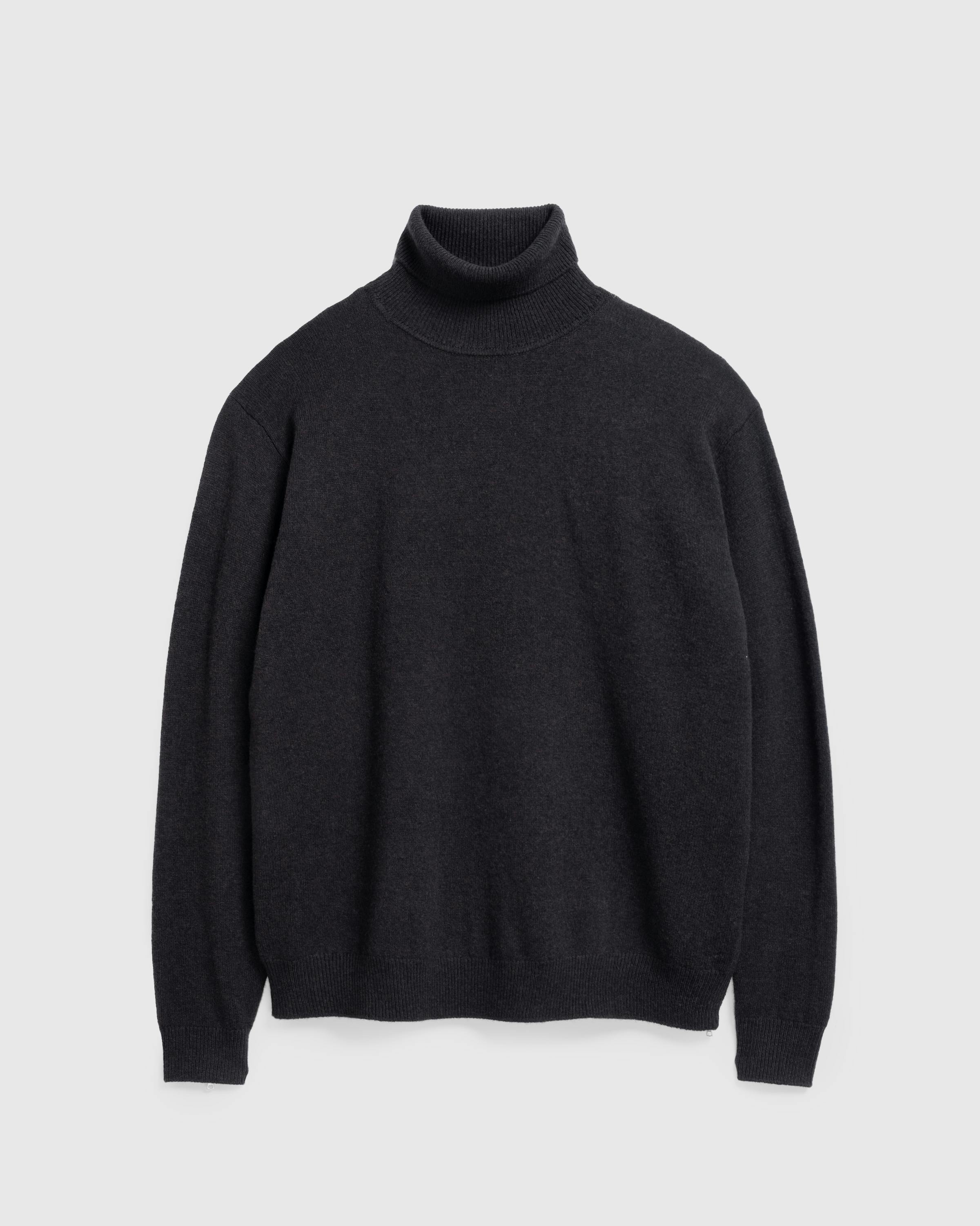 Dries van Noten – Muzo Turtleneck Sweater Dark Brown - Crewnecks - Brown - Image 1