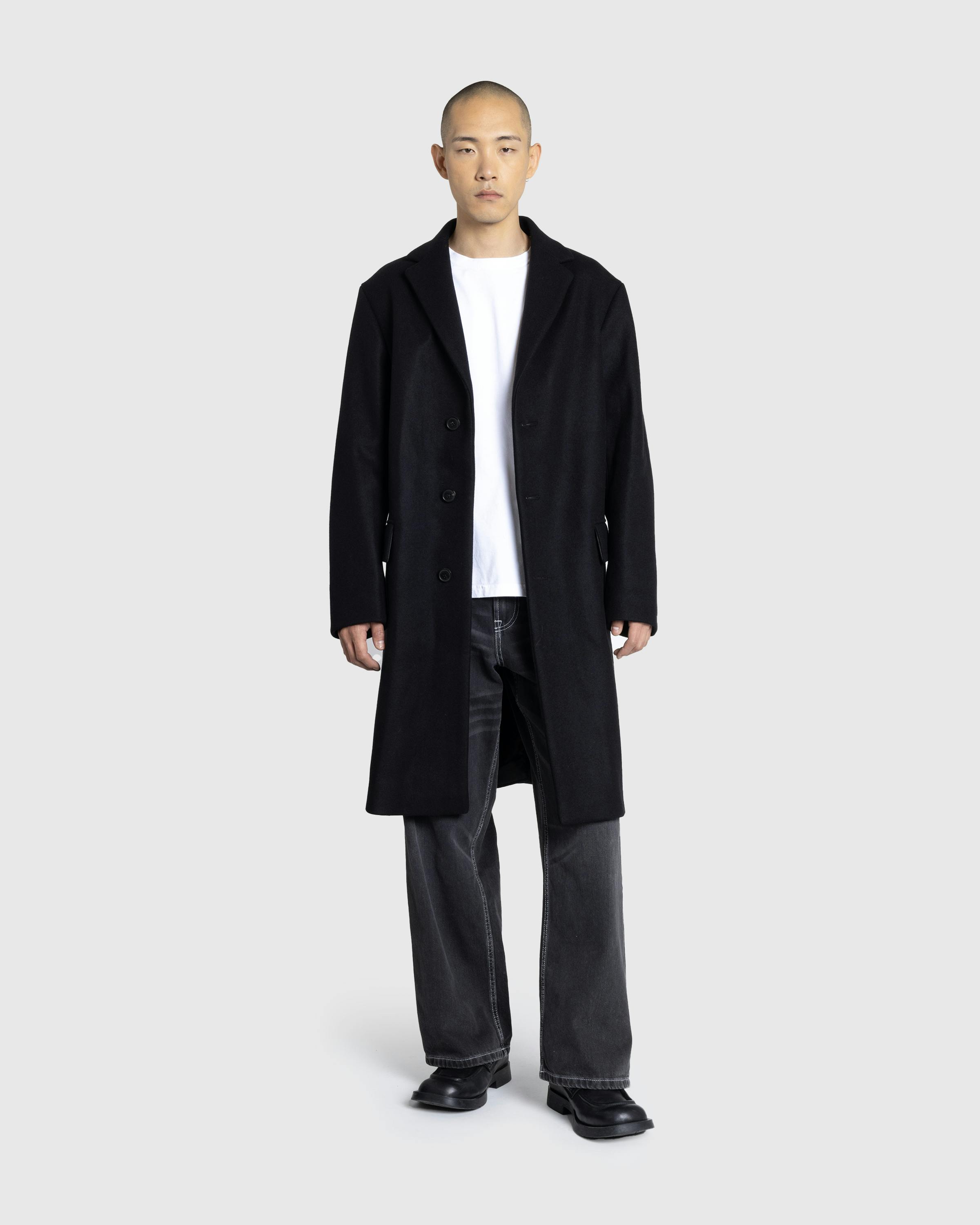 Dries van Noten – Rustic Coat Black - Trench Coats - Black - Image 3