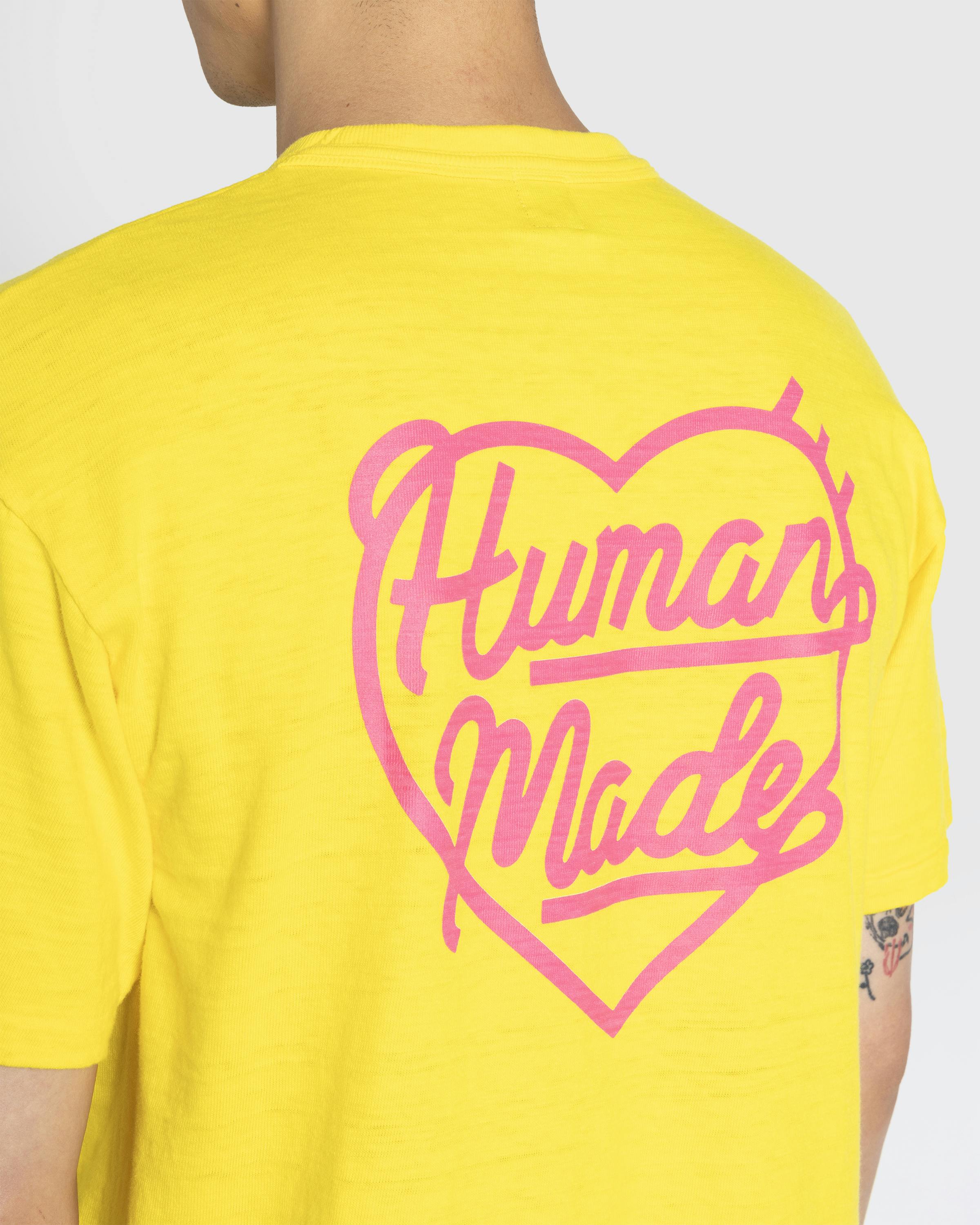 Human Made – Color T-Shirt Yellow - T-Shirts - Yellow - Image 5