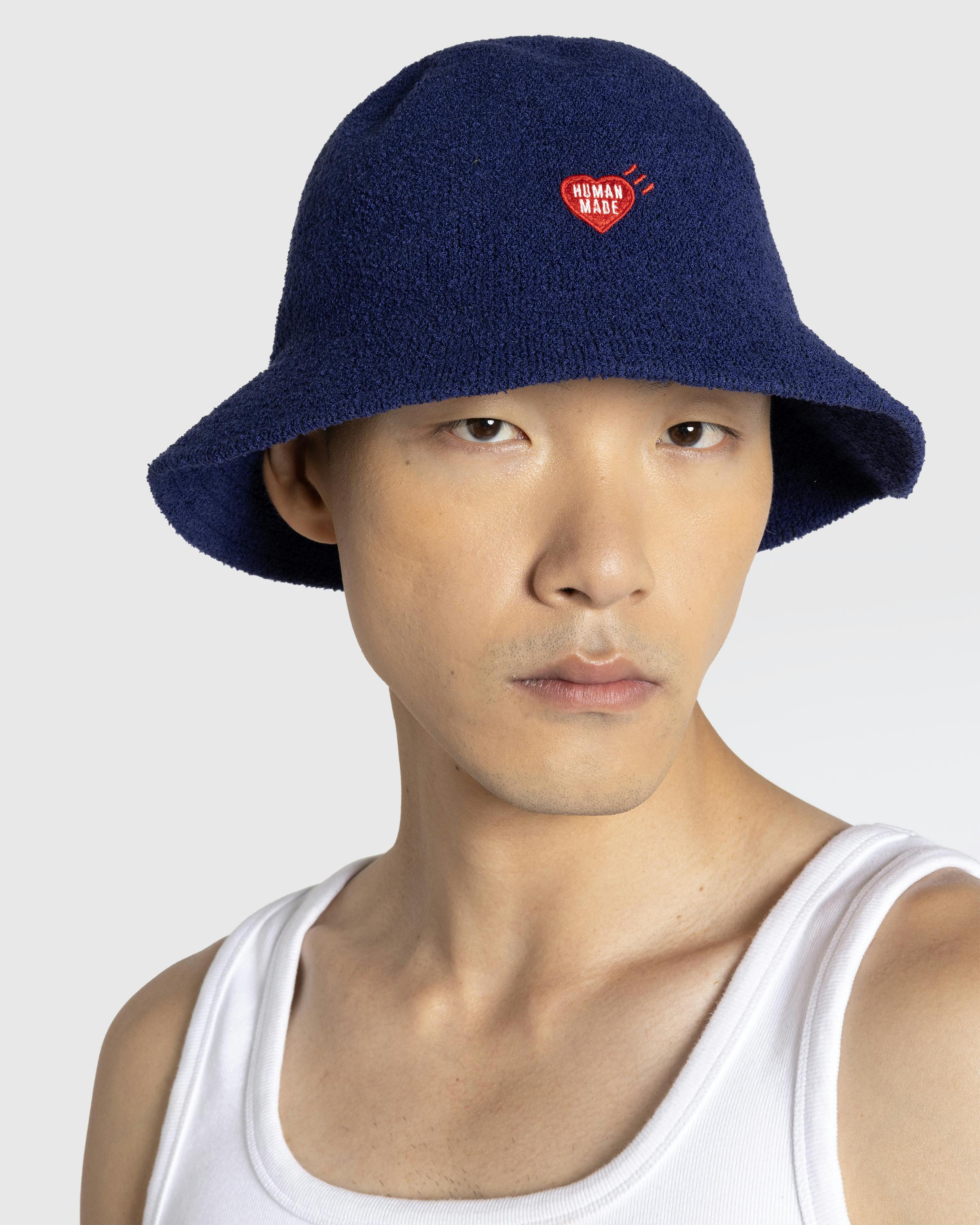 Human Made – Pile Bucket Hat Navy - Bucket Hats - Blue - Image 2