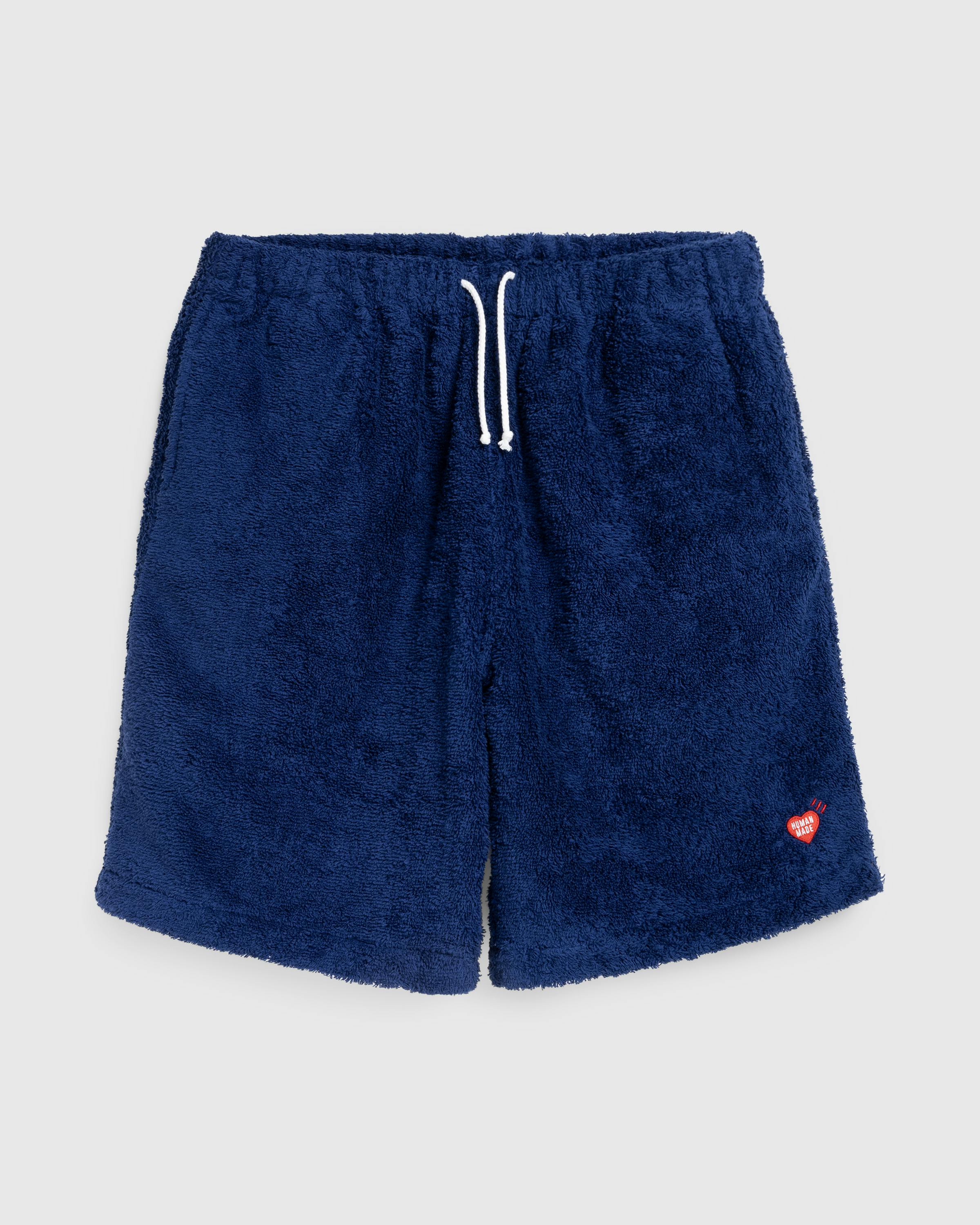 Human Made – Pile Shorts Blue - Short Cuts - Blue - Image 1