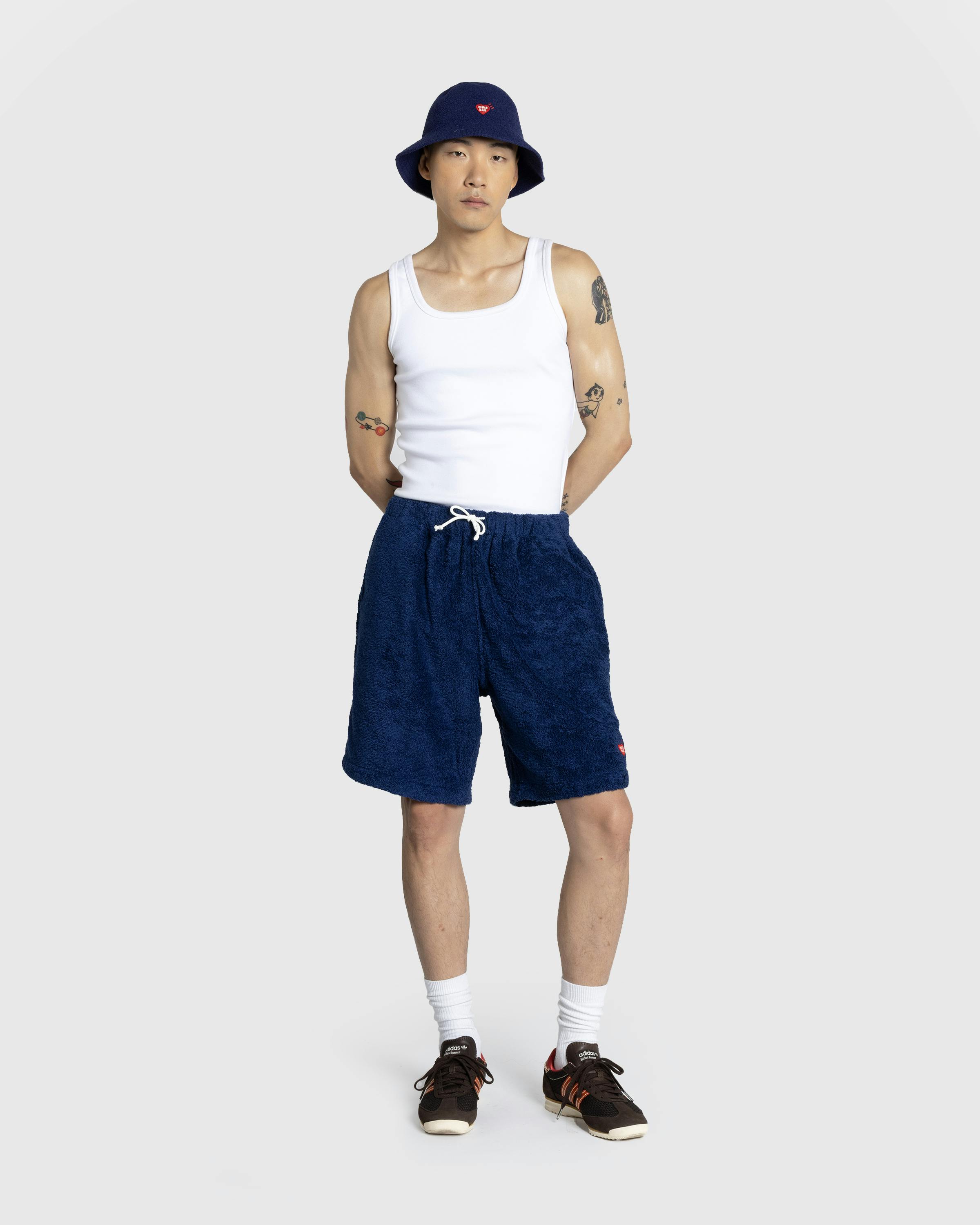 Human Made – Pile Shorts Blue - Short Cuts - Blue - Image 3