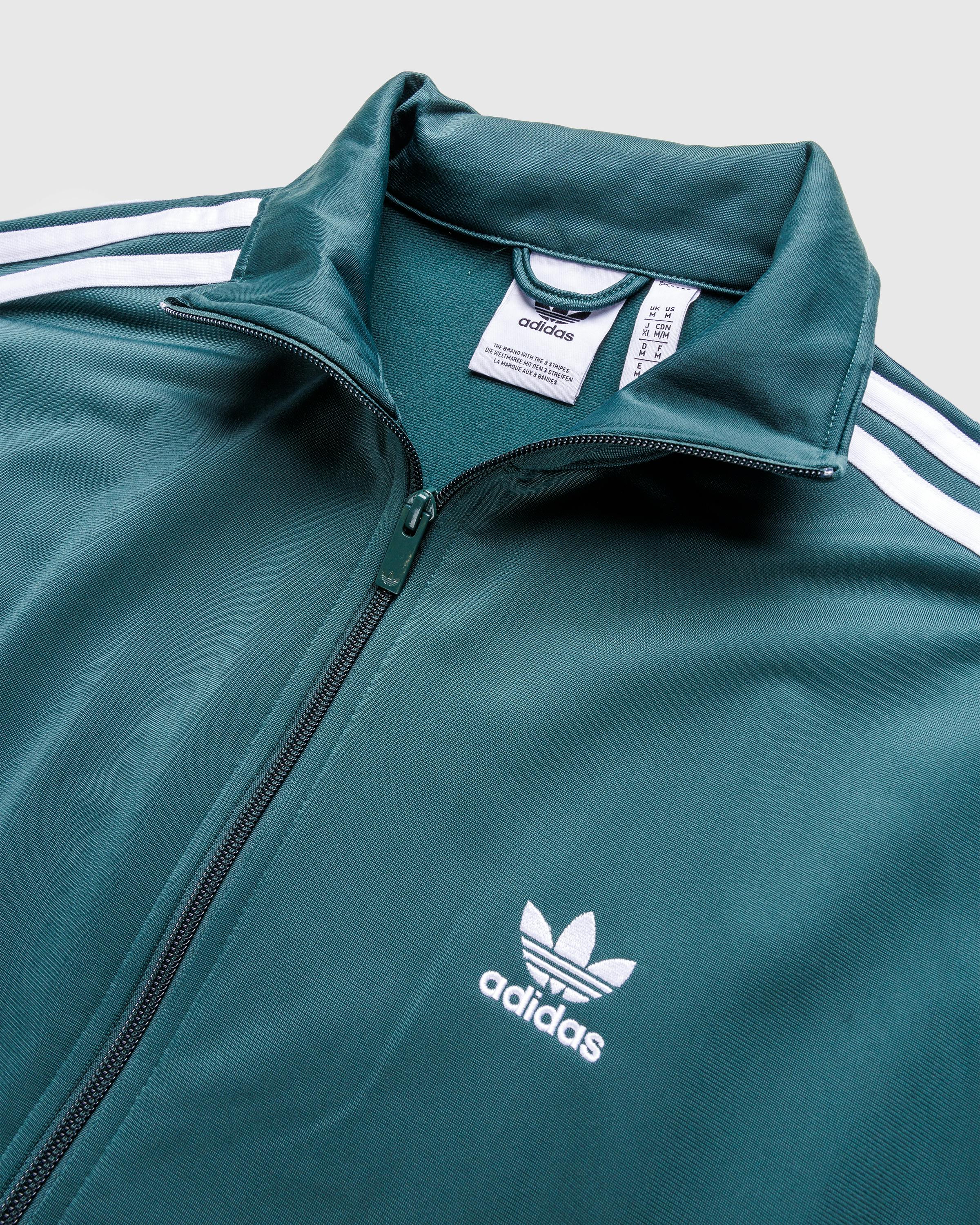 Adidas – Adicolor Firebird Track Top Mineral Green - Track Jackets - Green - Image 4