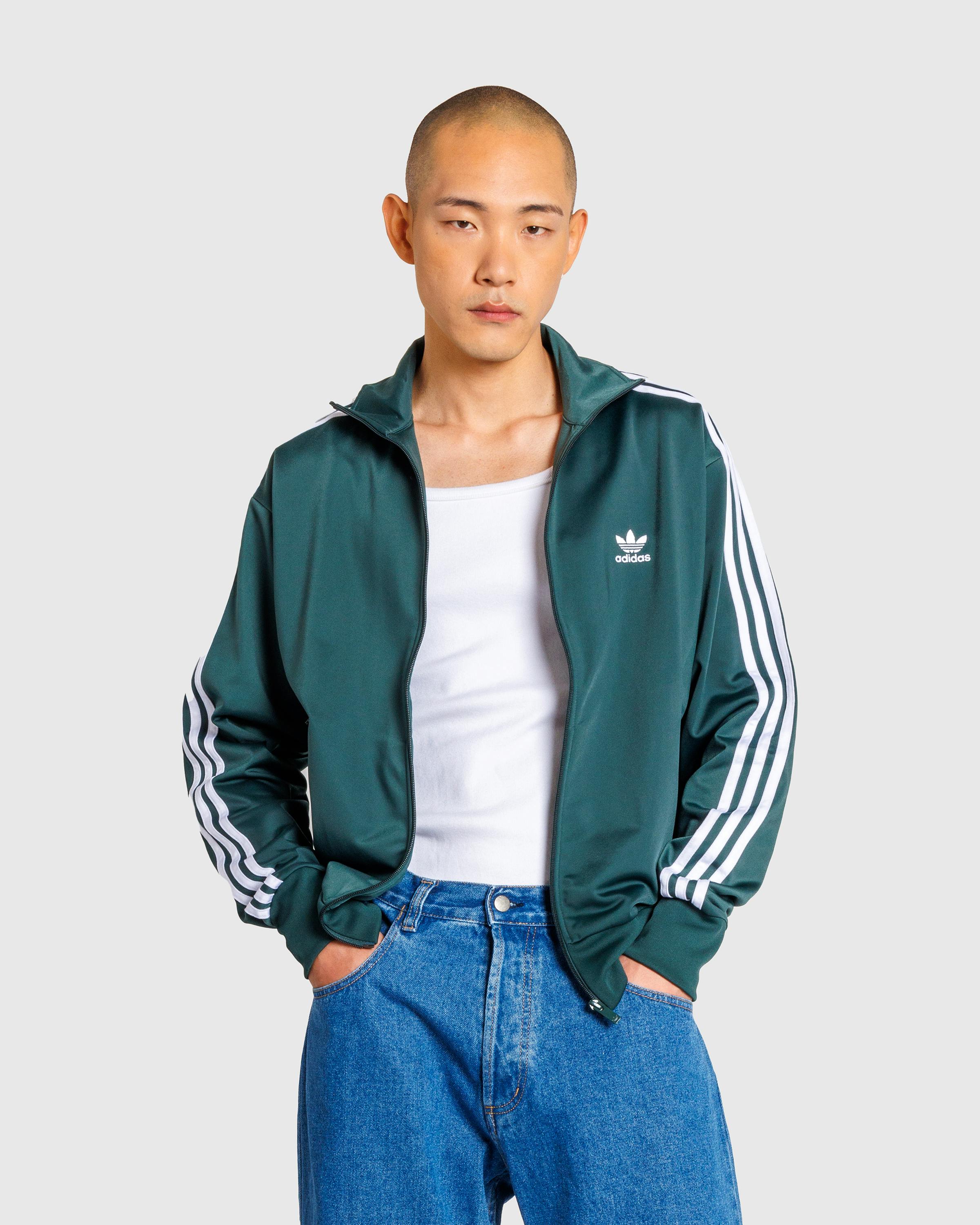 Adidas – Adicolor Firebird Track Top Mineral Green - Track Jackets - Green - Image 2