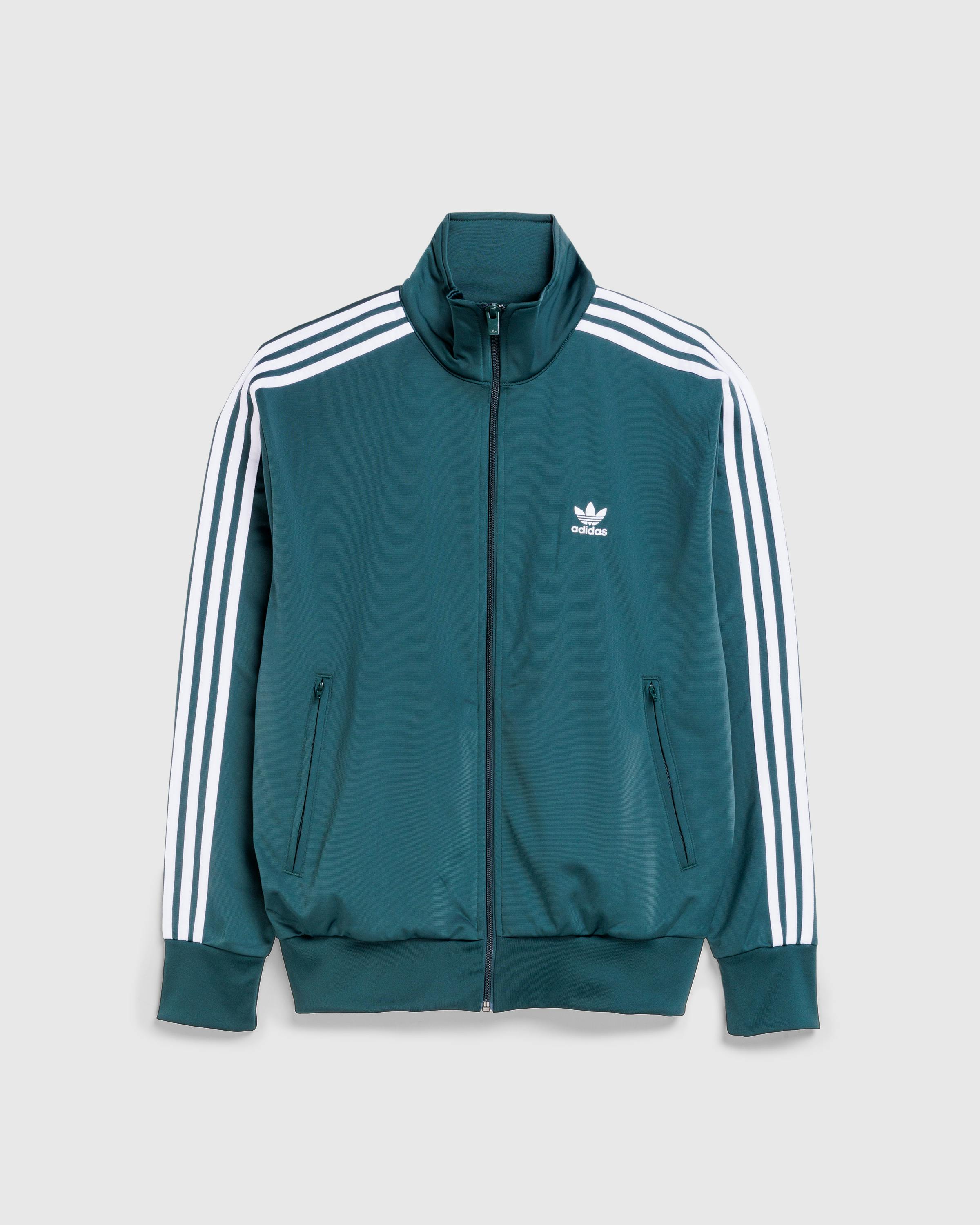 Adidas – Adicolor Firebird Track Top Mineral Green - Track Jackets - Green - Image 1