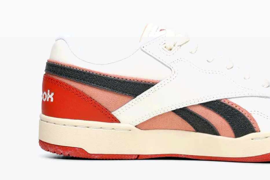 Reebok's BB 4000 II sneaker in brown and white colorway