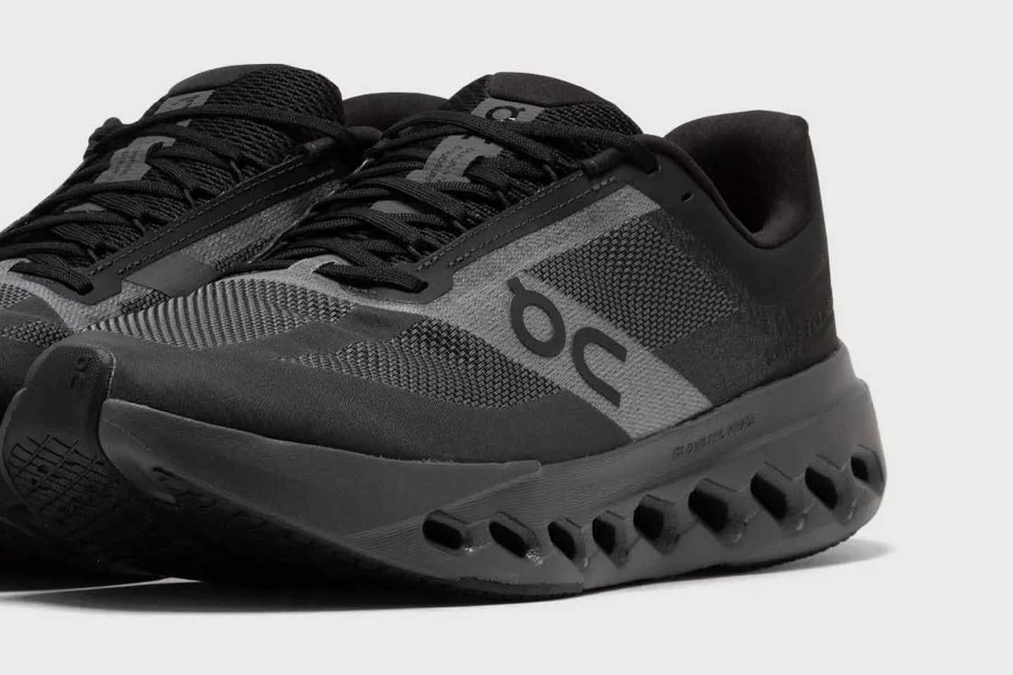 On's Cloudsurfer Next running sneaker in all black colorway