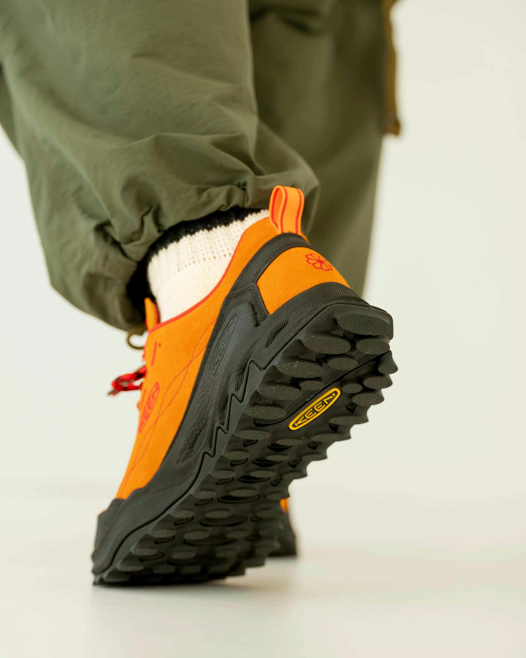 Keen Jasper Zionic sneaker in orange suede