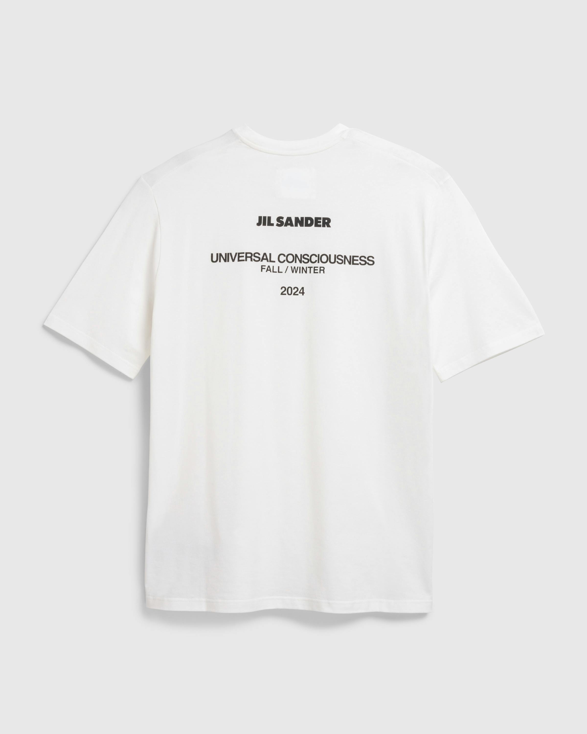 Jil Sander – Universal Consciousness T-Shirt Coconut - T-Shirts - White - Image 1