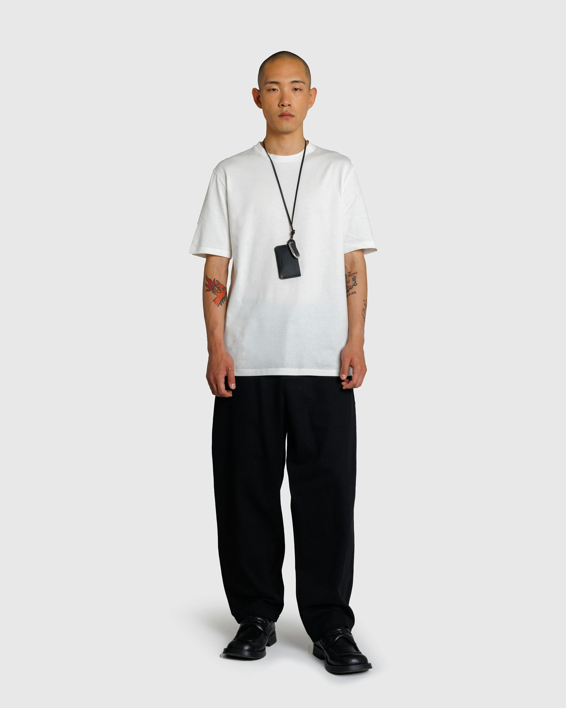 Jil Sander – Universal Consciousness T-Shirt Coconut - T-Shirts - White - Image 4