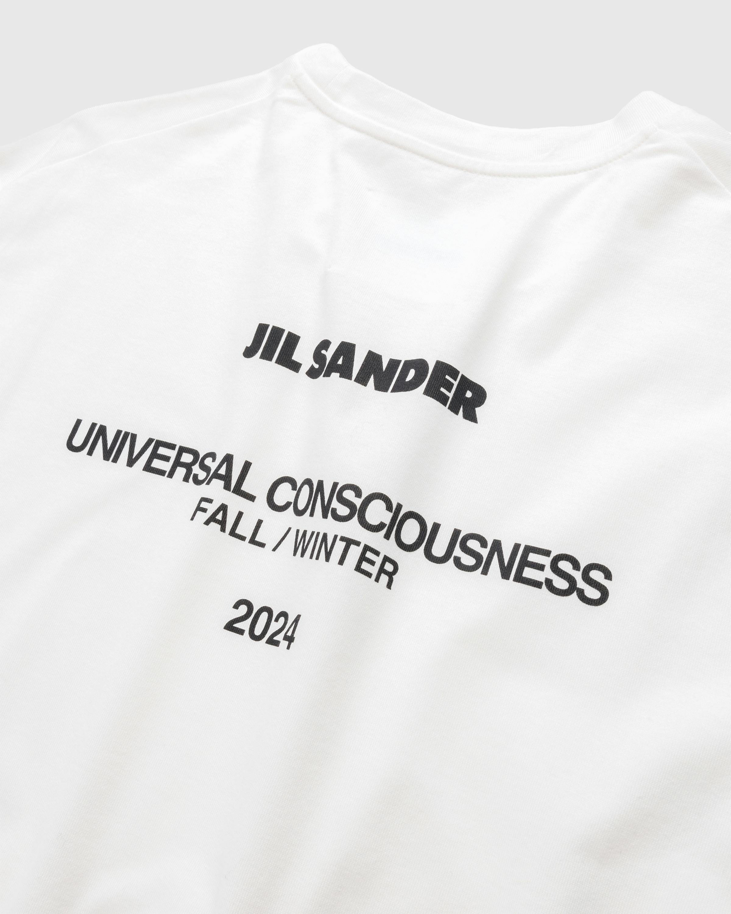 Jil Sander – Universal Consciousness T-Shirt Coconut - T-Shirts - White - Image 5