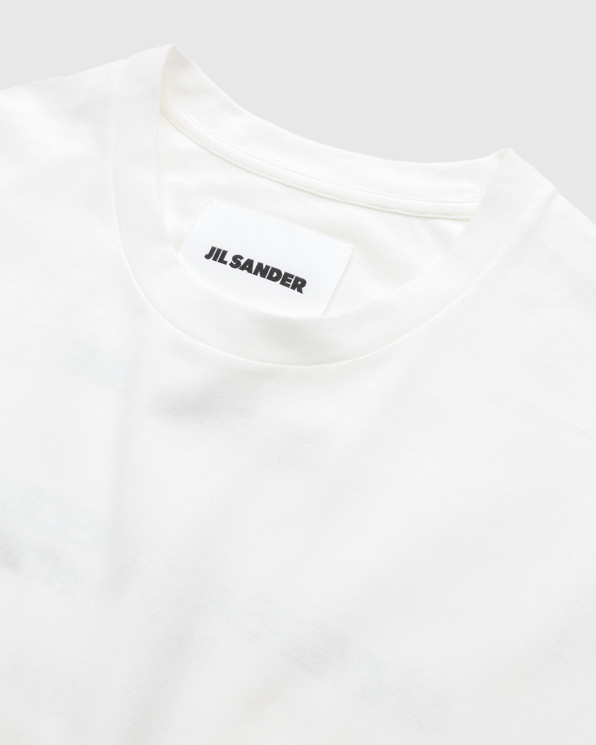 Jil Sander – Universal Consciousness T-Shirt Coconut - T-Shirts - White - Image 7