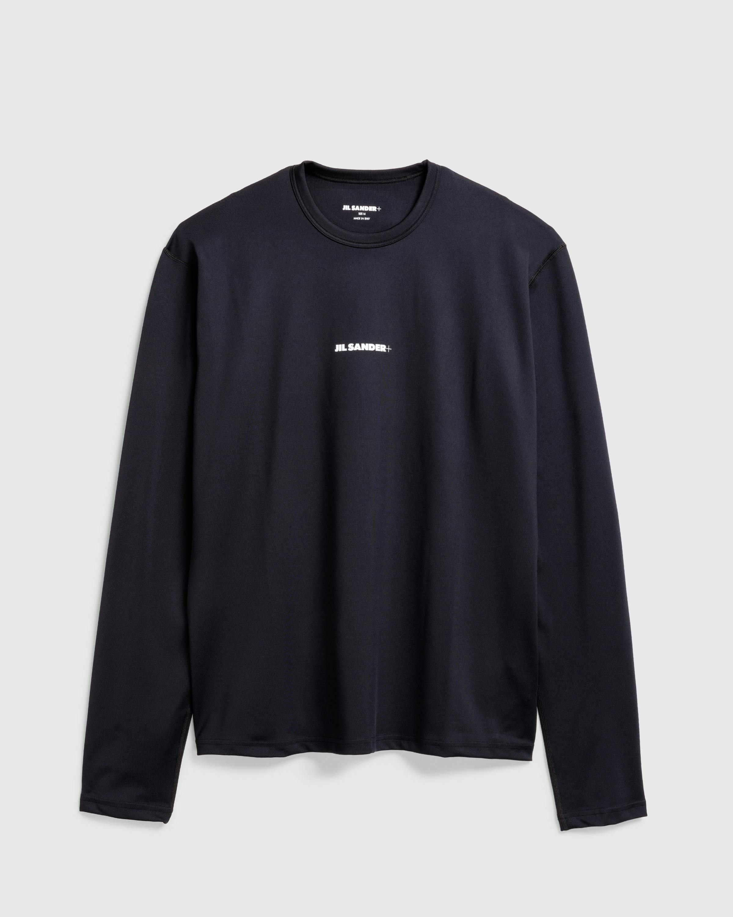 Jil Sander – Logo Long-Sleeve T-Shirt Black - Longsleeves - Black - Image 1