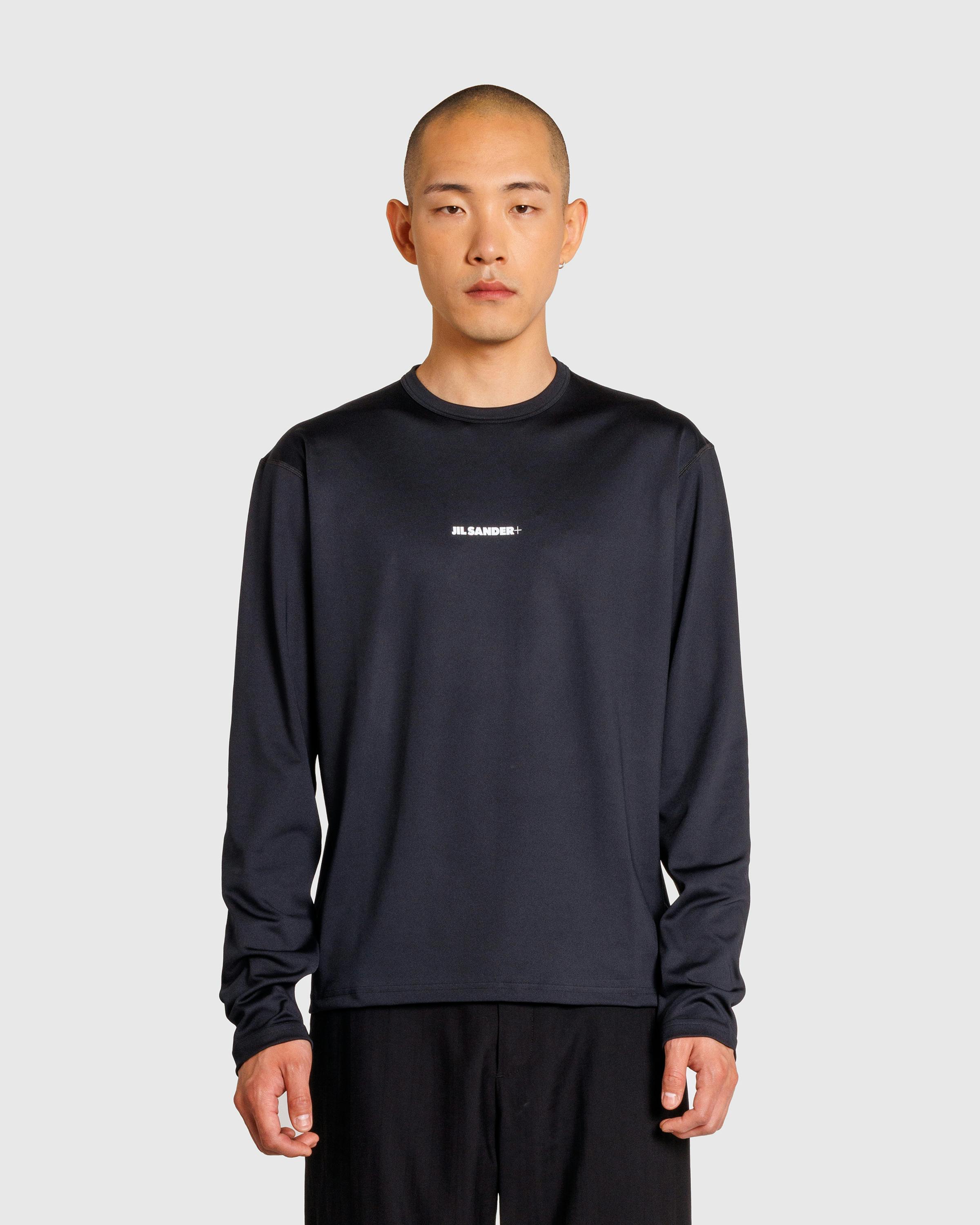 Jil Sander – Logo Long-Sleeve T-Shirt Black - Longsleeves - Black - Image 2