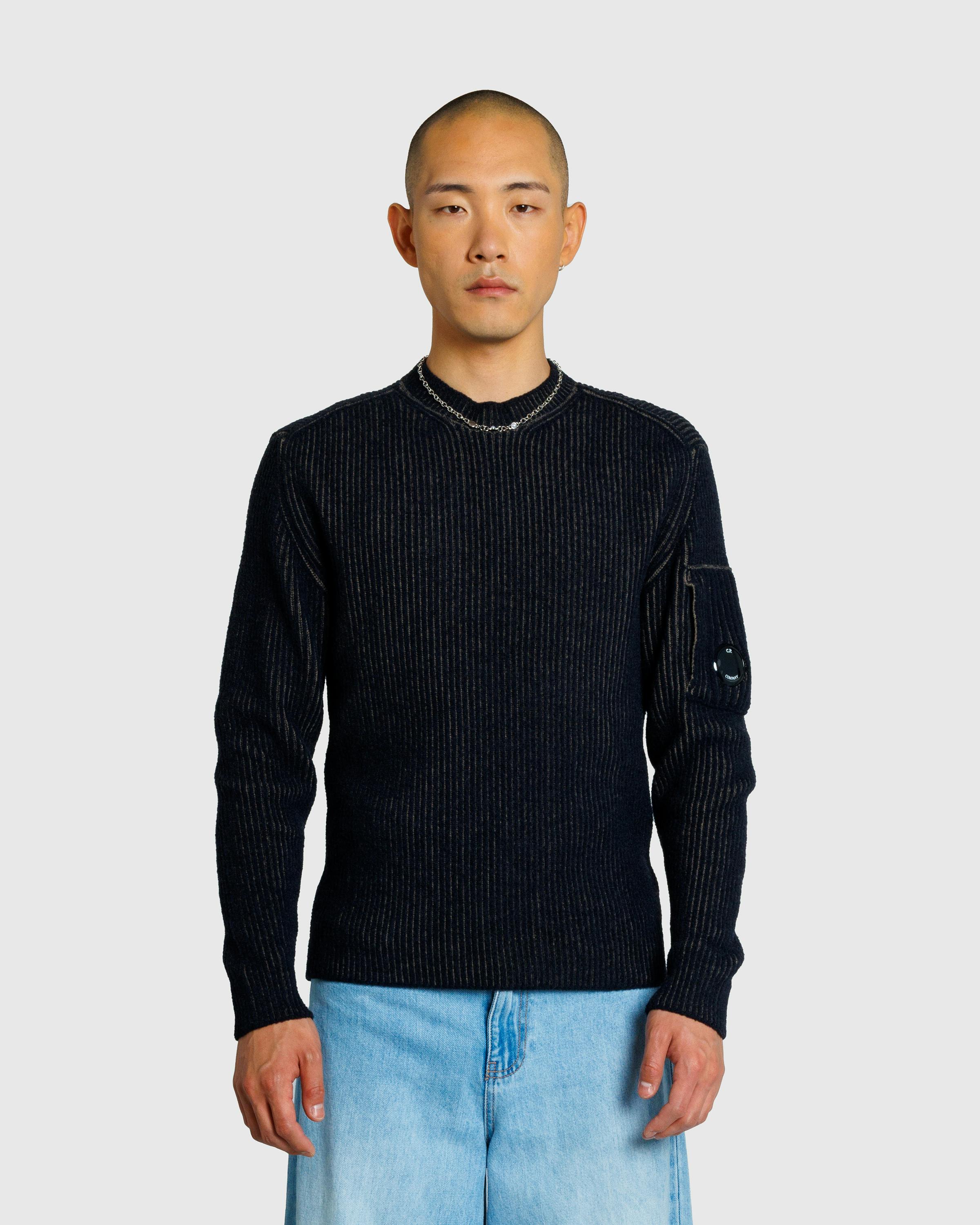 C.P. Company – Crewneck Fleece Knit Walnut - Crewnecks - Brown - Image 2